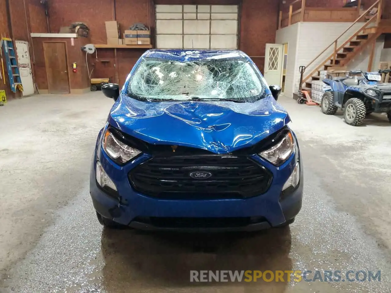 5 fotografías del automóvil dañado MAJ6S3FL2MC448564 FORD ECOSPORT 2021