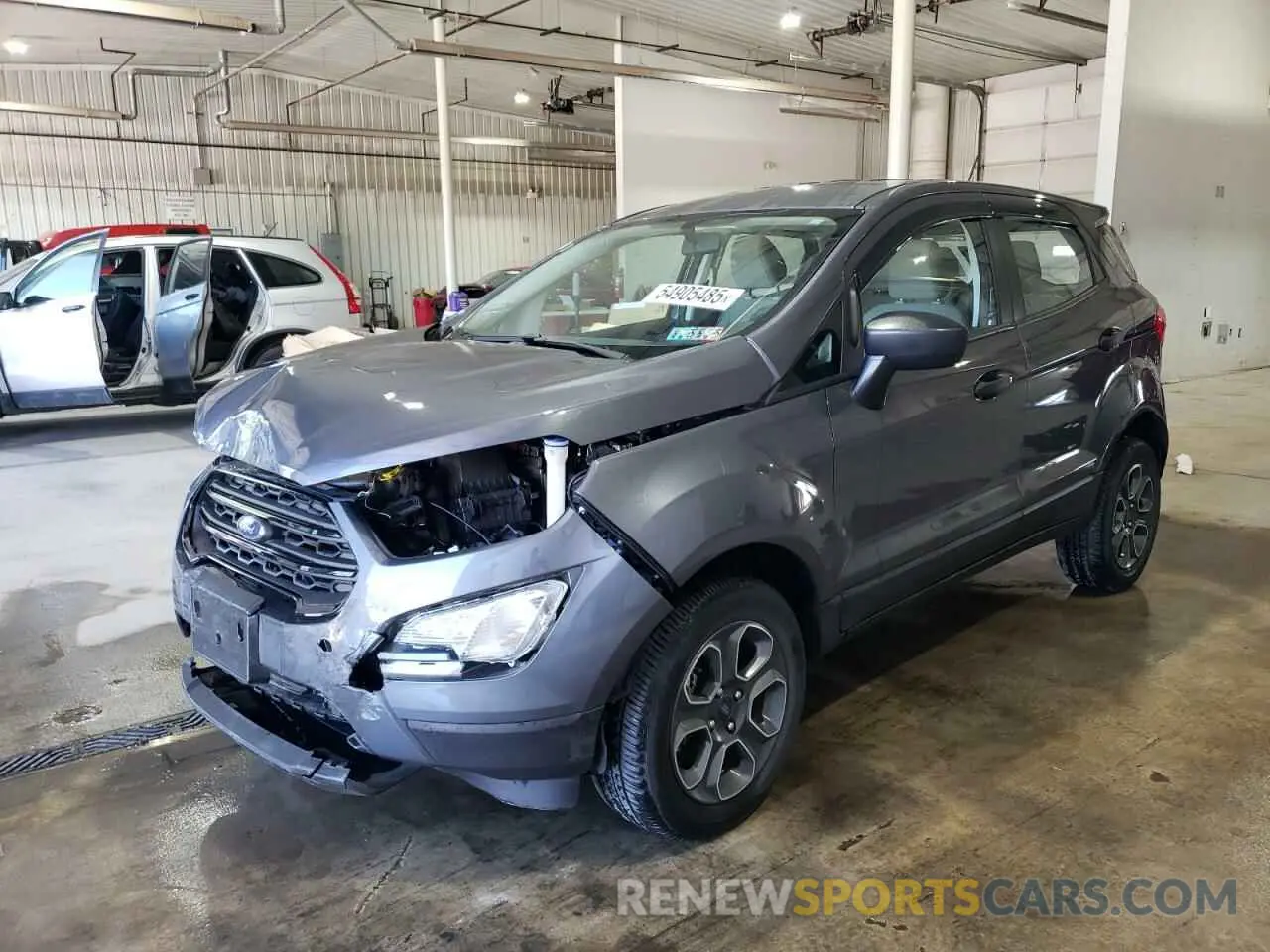 1 fotografías del automóvil dañado MAJ6S3FL3MC454437 FORD ECOSPORT 2021