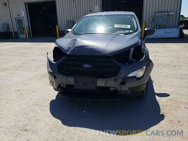 15 fotografías del automóvil dañado MAJ6S3FL3MC454437 FORD ECOSPORT 2021