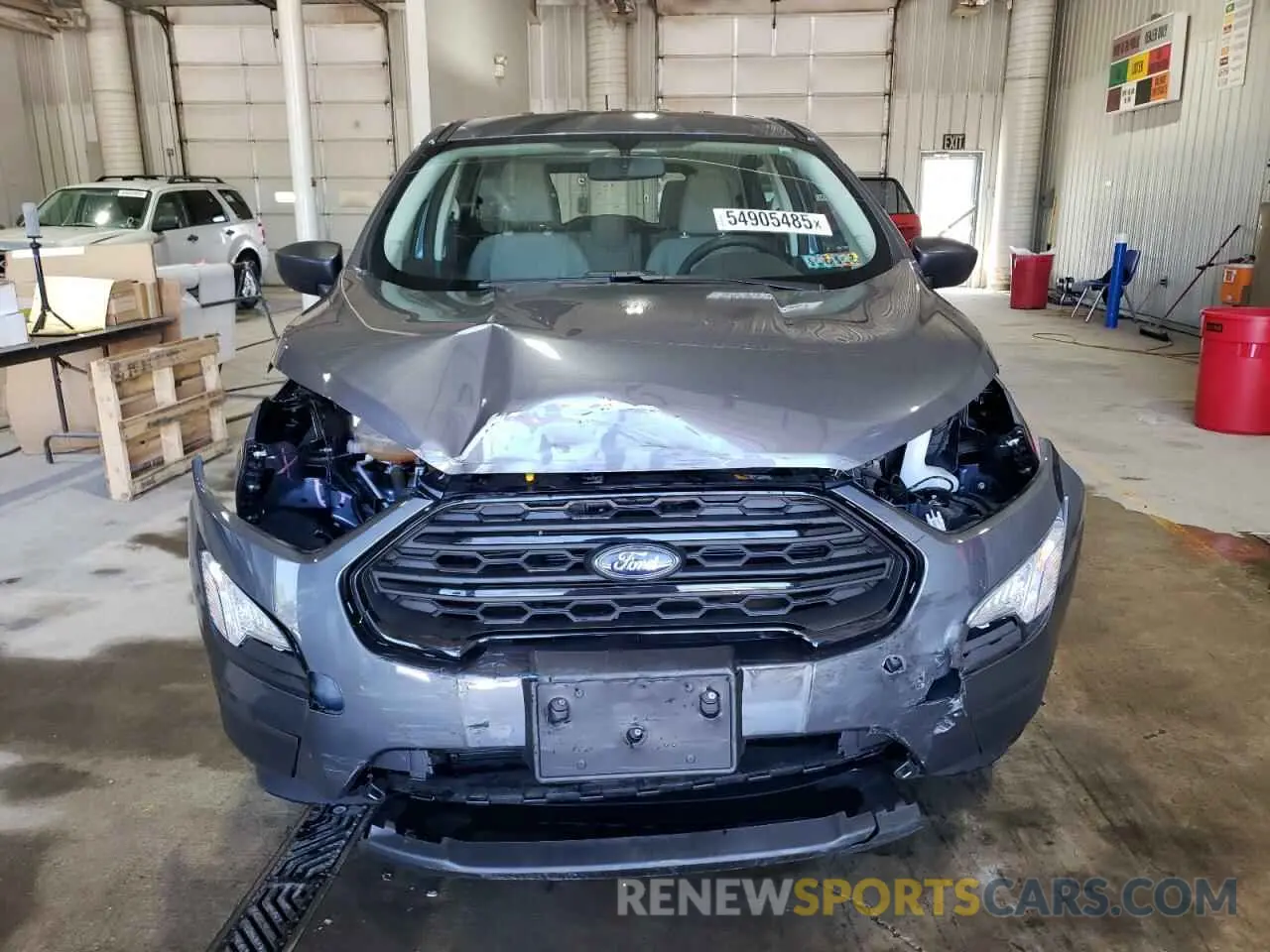 5 fotografías del automóvil dañado MAJ6S3FL3MC454437 FORD ECOSPORT 2021