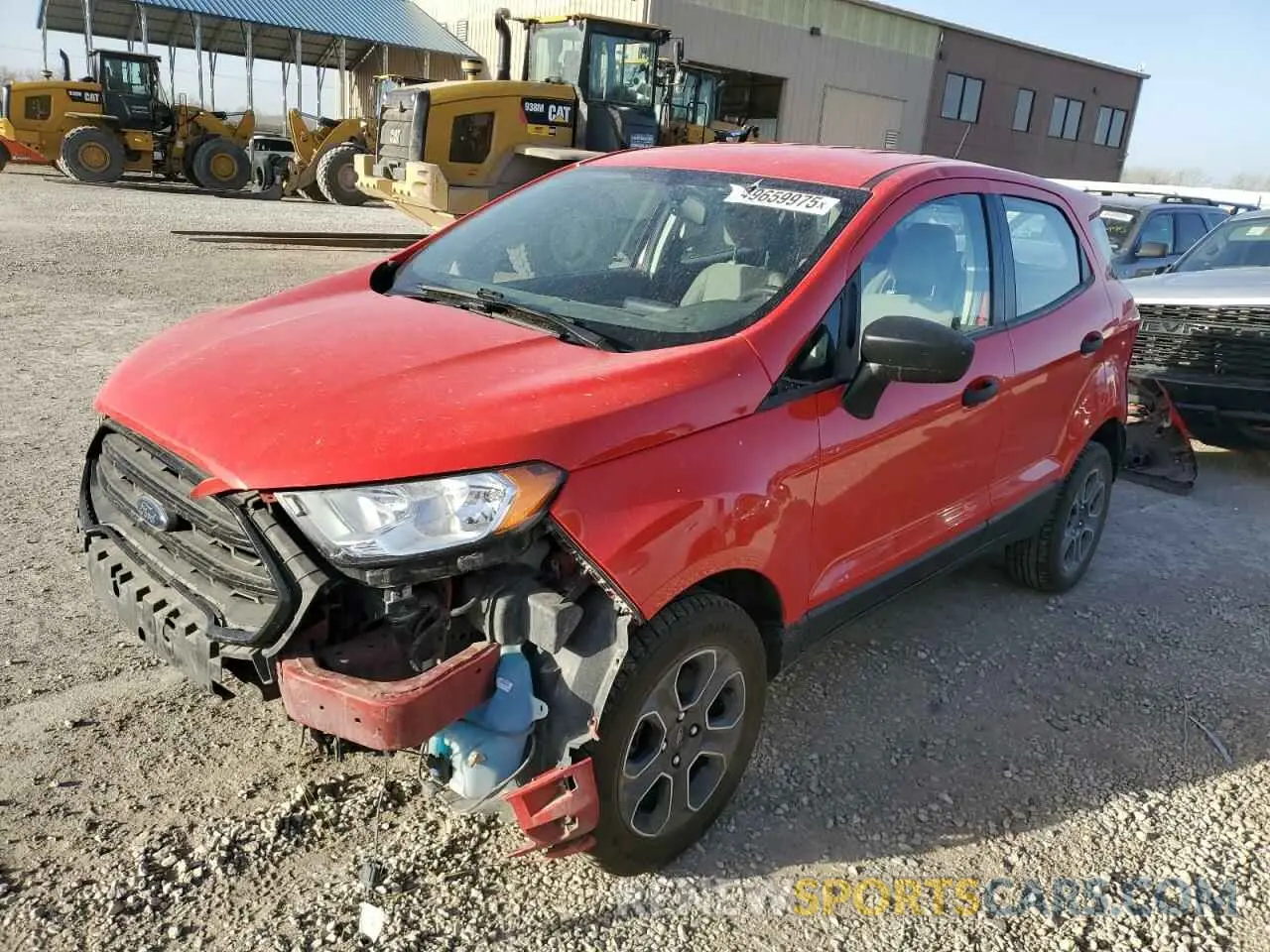 1 fotografías del automóvil dañado MAJ6S3FL5MC417583 FORD ECOSPORT 2021