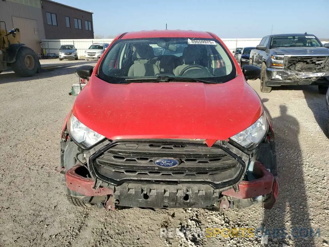 5 fotografías del automóvil dañado MAJ6S3FL5MC417583 FORD ECOSPORT 2021