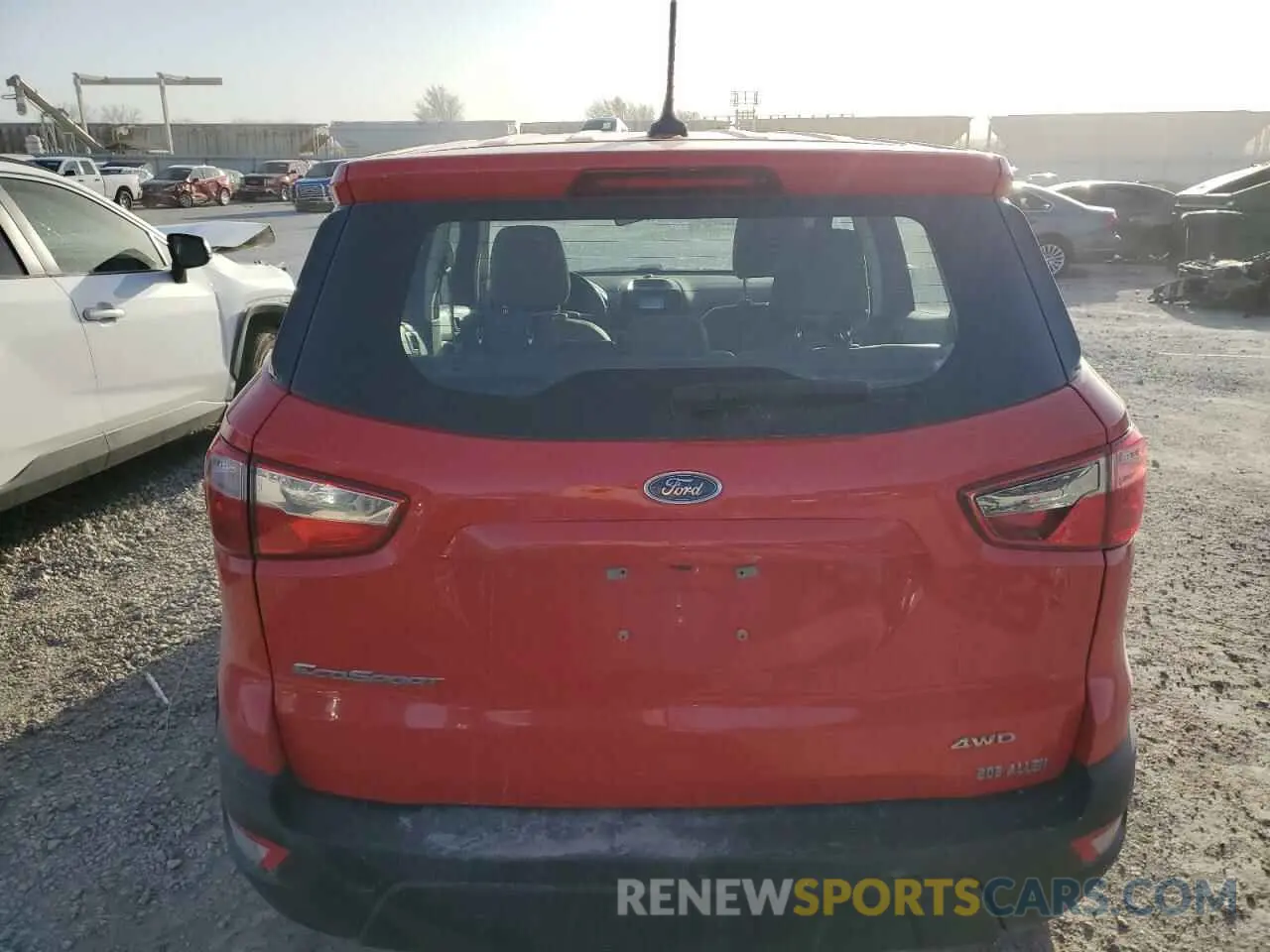 6 fotografías del automóvil dañado MAJ6S3FL5MC417583 FORD ECOSPORT 2021