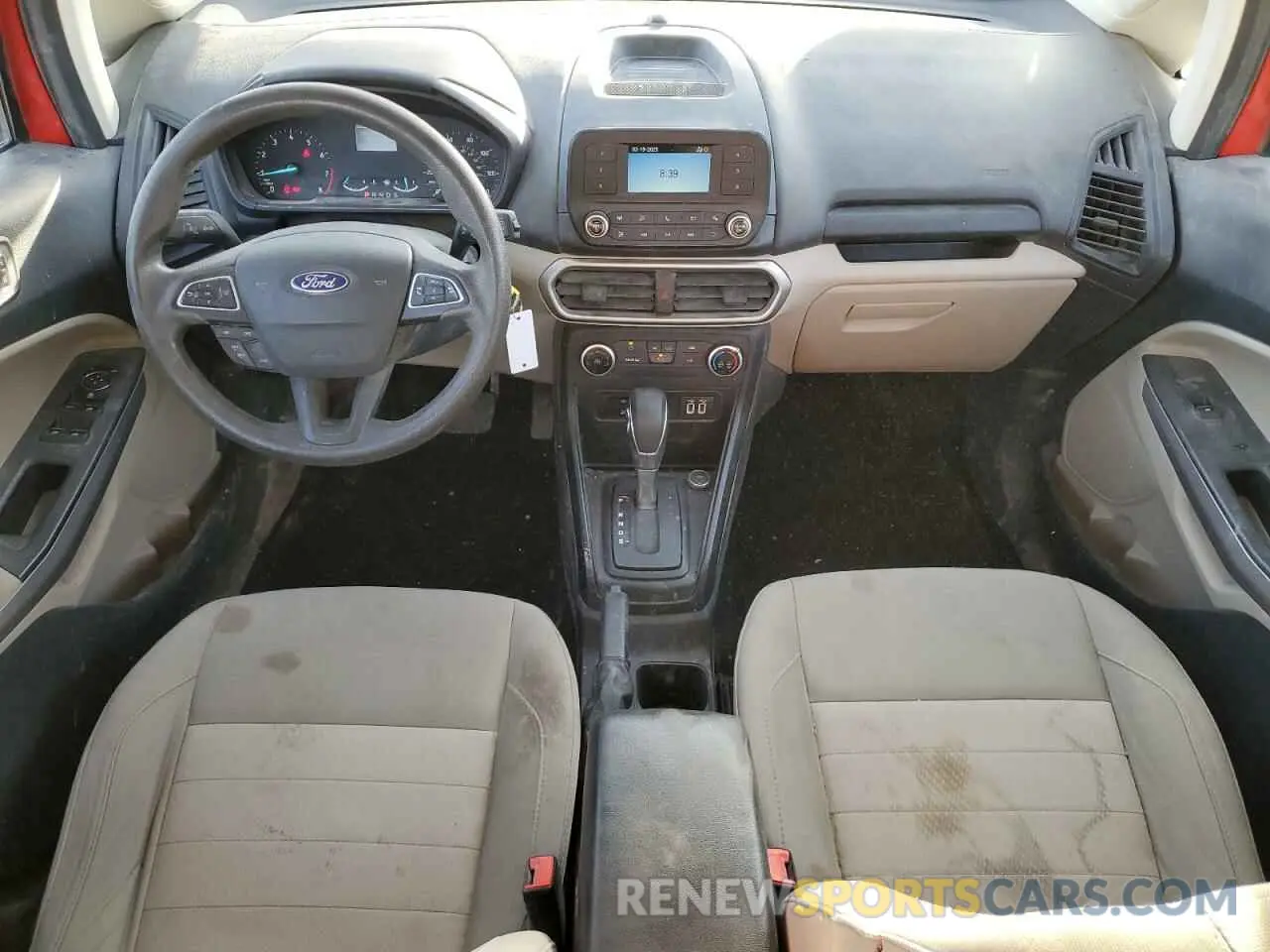 8 fotografías del automóvil dañado MAJ6S3FL5MC417583 FORD ECOSPORT 2021