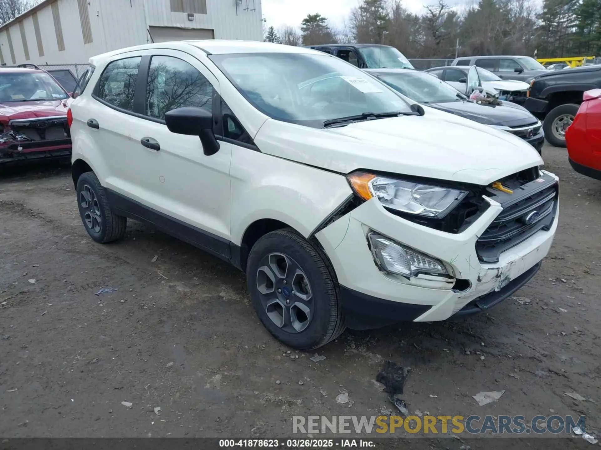 1 fotografías del automóvil dañado MAJ6S3FL5MC436666 FORD ECOSPORT 2021