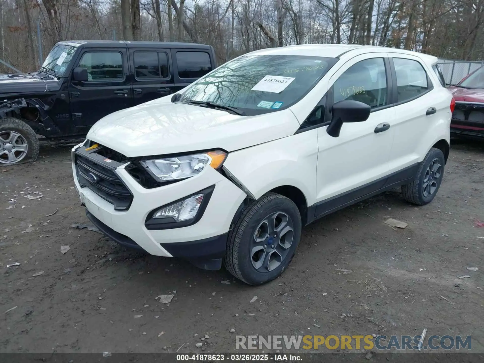 2 fotografías del automóvil dañado MAJ6S3FL5MC436666 FORD ECOSPORT 2021