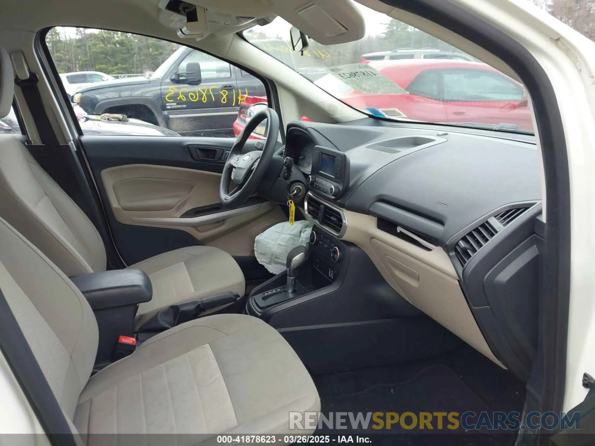 5 fotografías del automóvil dañado MAJ6S3FL5MC436666 FORD ECOSPORT 2021