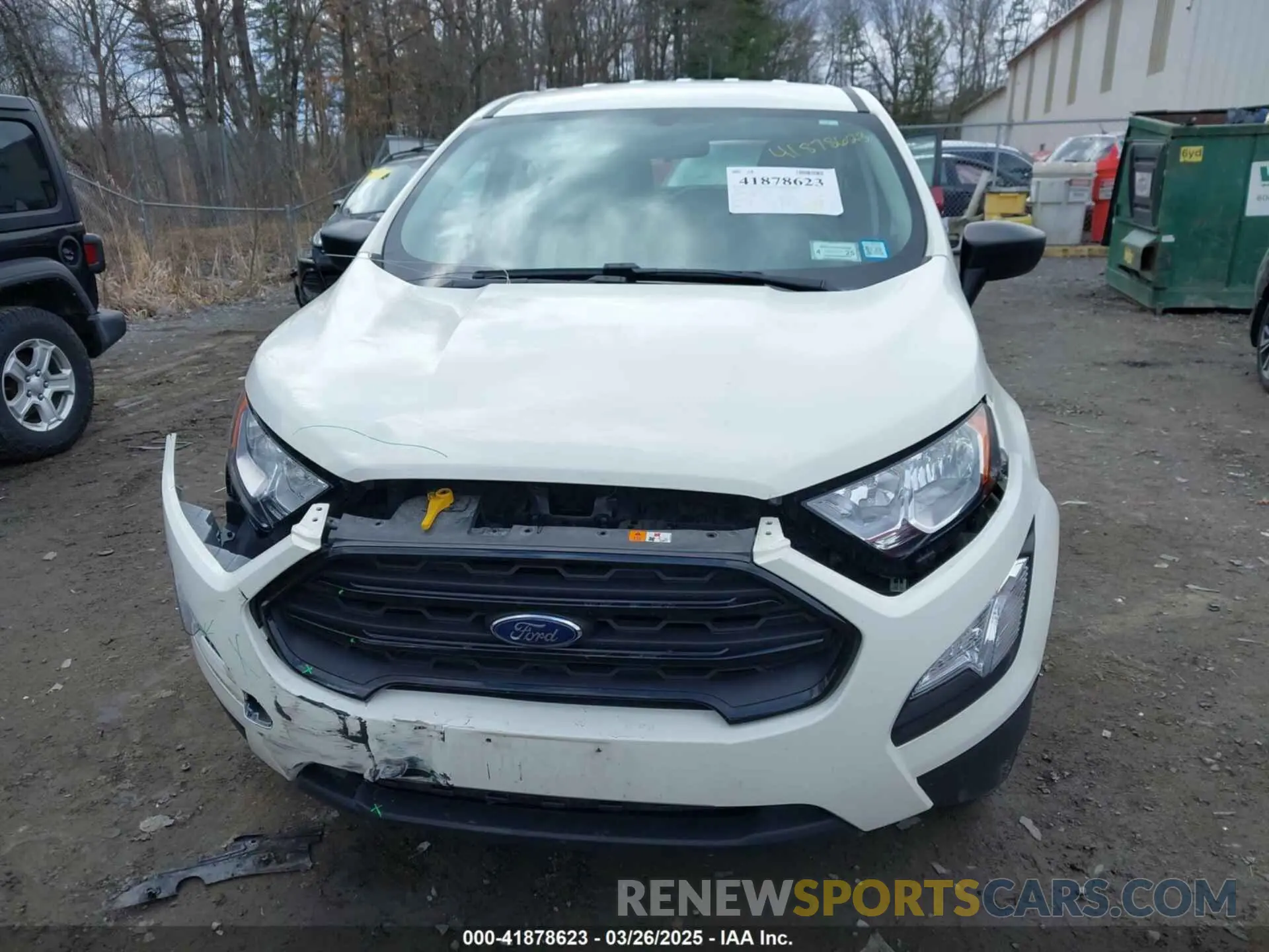 6 fotografías del automóvil dañado MAJ6S3FL5MC436666 FORD ECOSPORT 2021