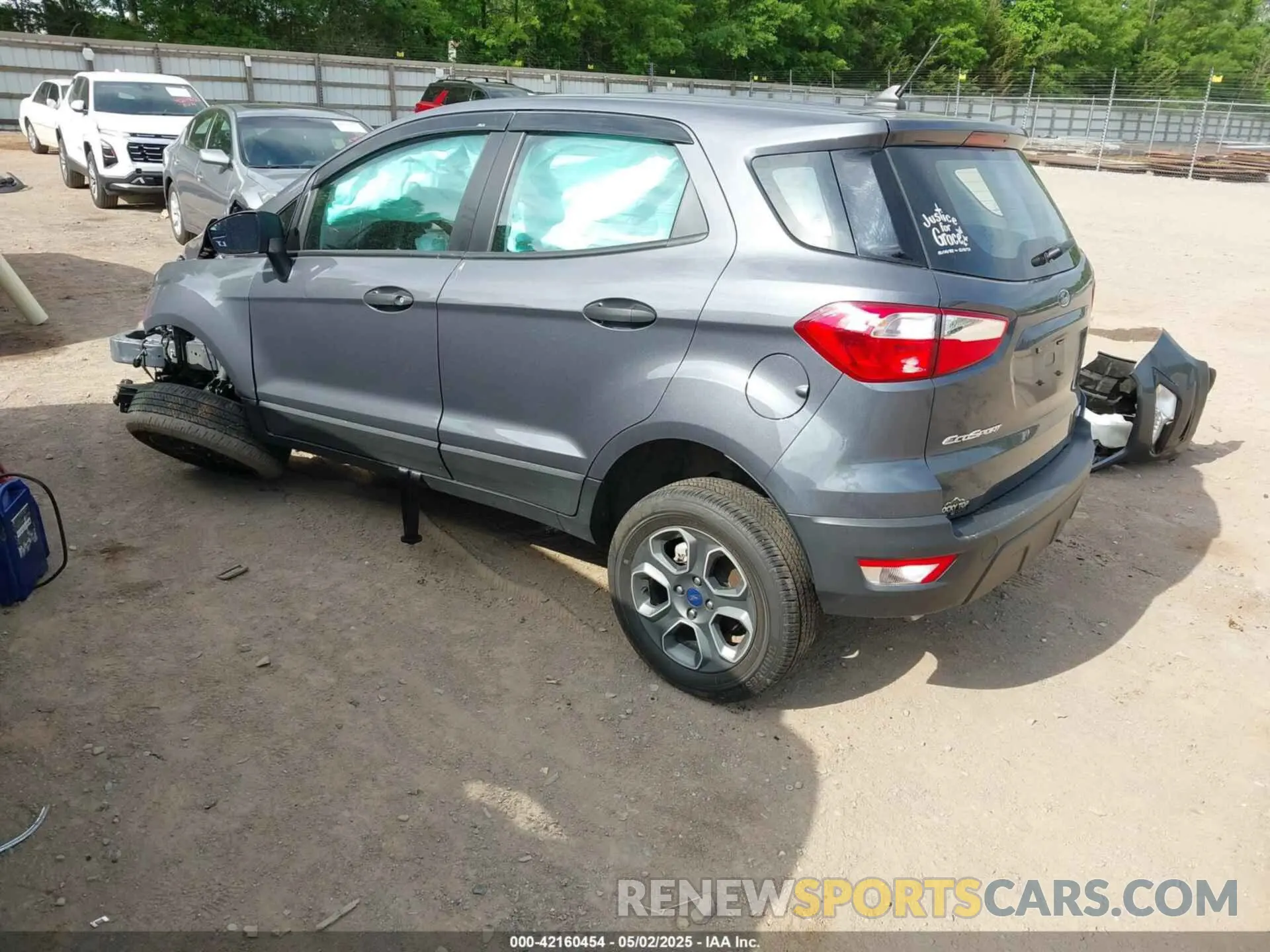 3 fotografías del automóvil dañado MAJ6S3FL8MC454434 FORD ECOSPORT 2021