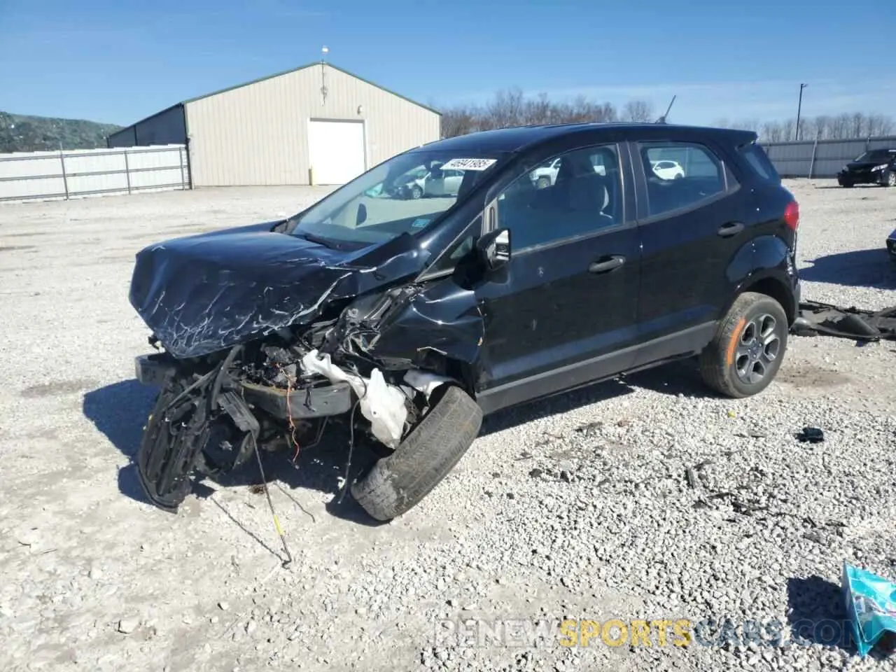 1 fotografías del automóvil dañado MAJ6S3FLXMC454421 FORD ECOSPORT 2021