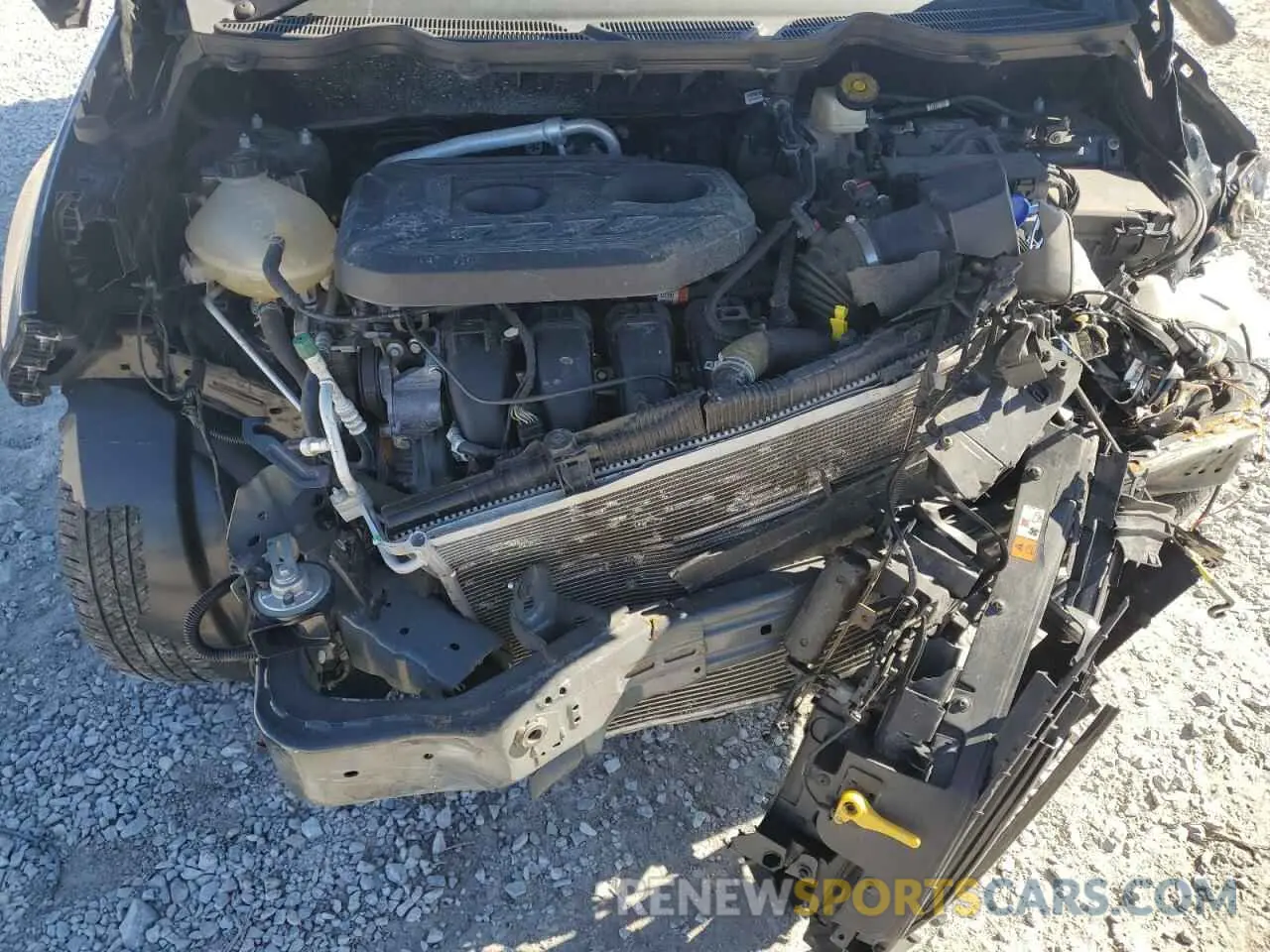 13 fotografías del automóvil dañado MAJ6S3FLXMC454421 FORD ECOSPORT 2021