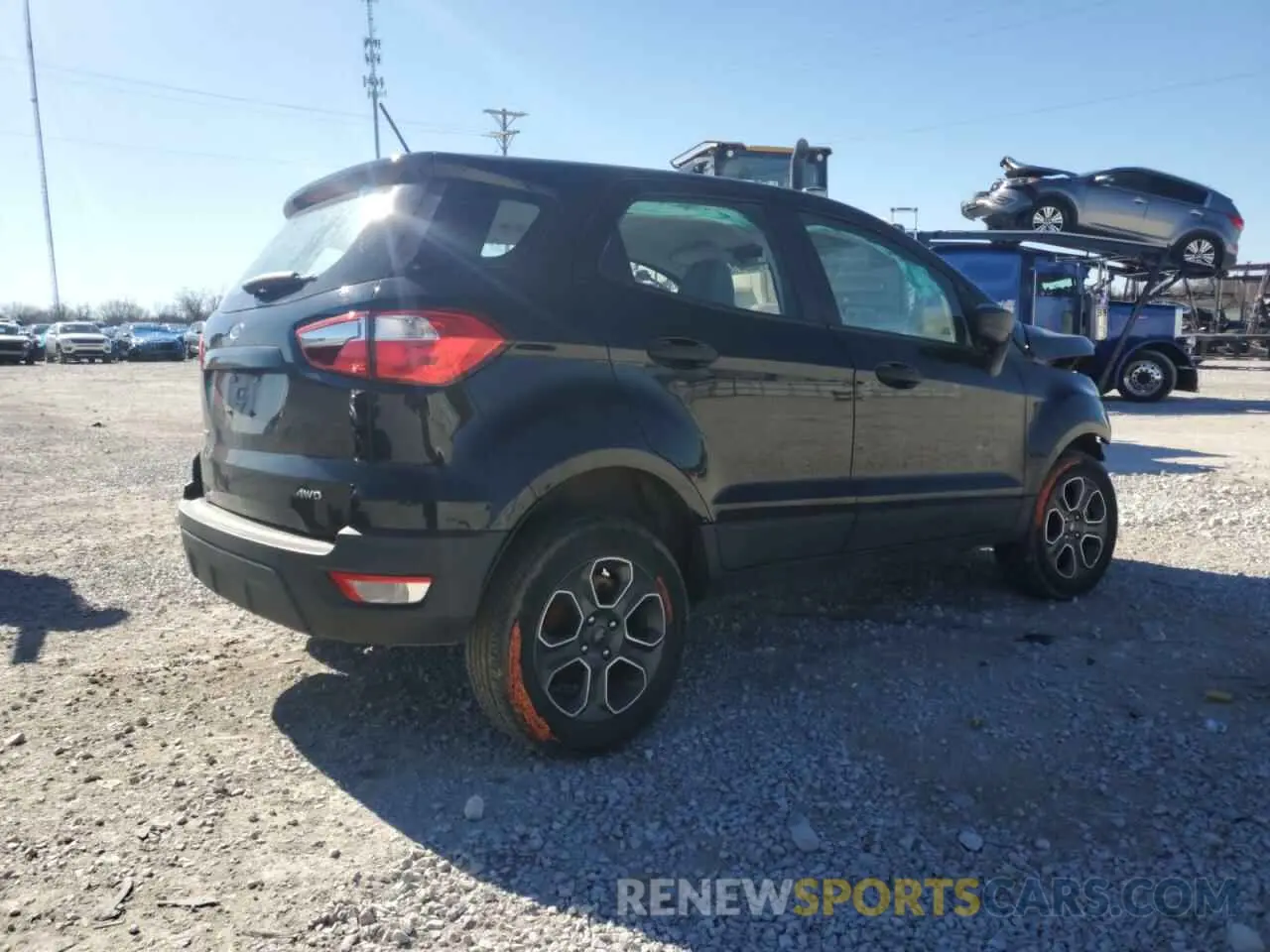 3 fotografías del automóvil dañado MAJ6S3FLXMC454421 FORD ECOSPORT 2021