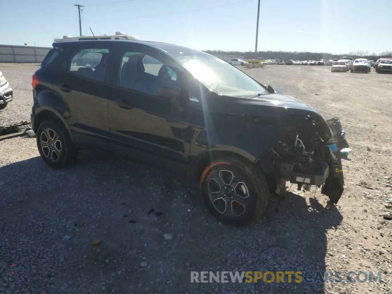 4 fotografías del automóvil dañado MAJ6S3FLXMC454421 FORD ECOSPORT 2021