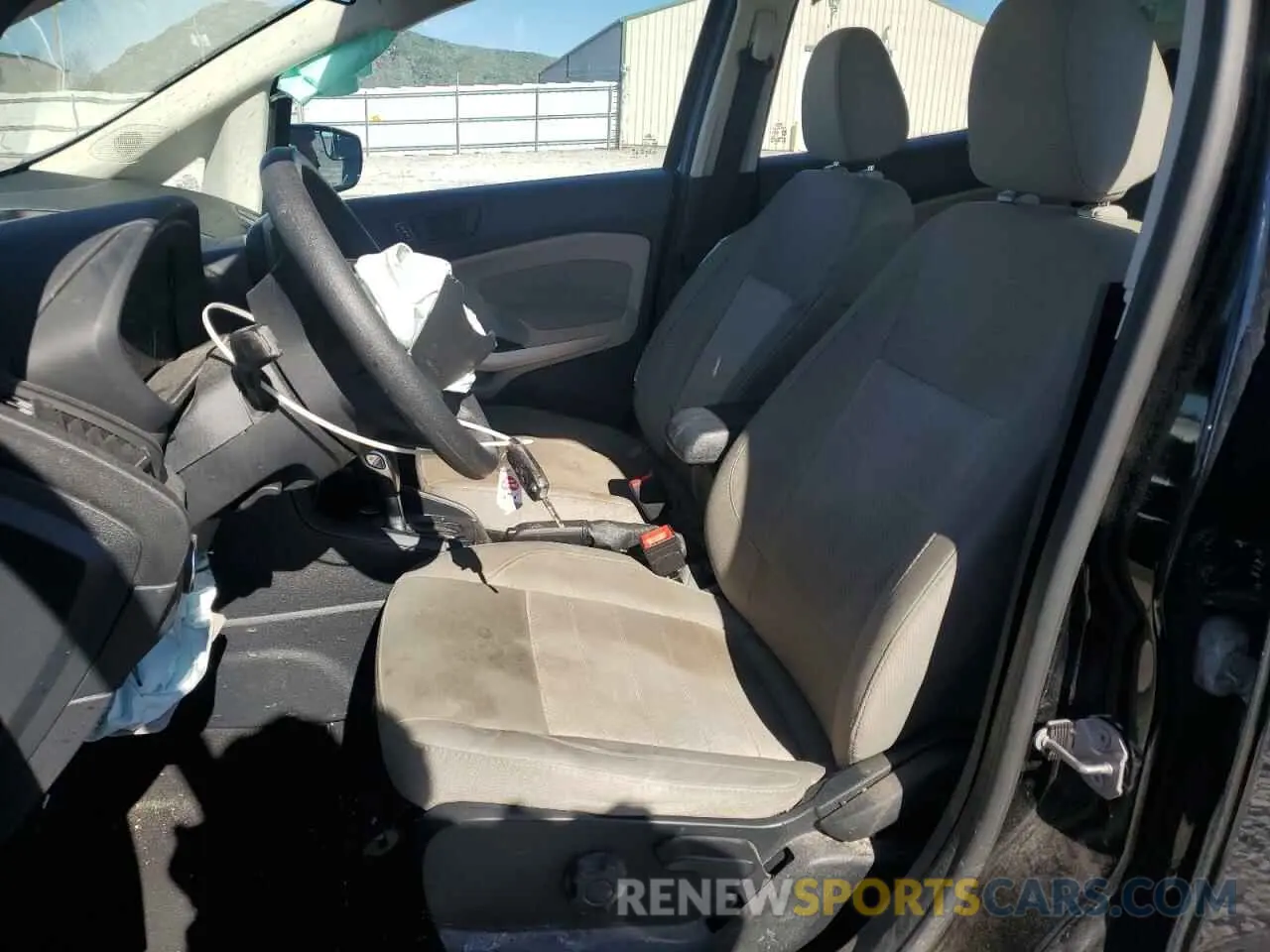 7 fotografías del automóvil dañado MAJ6S3FLXMC454421 FORD ECOSPORT 2021