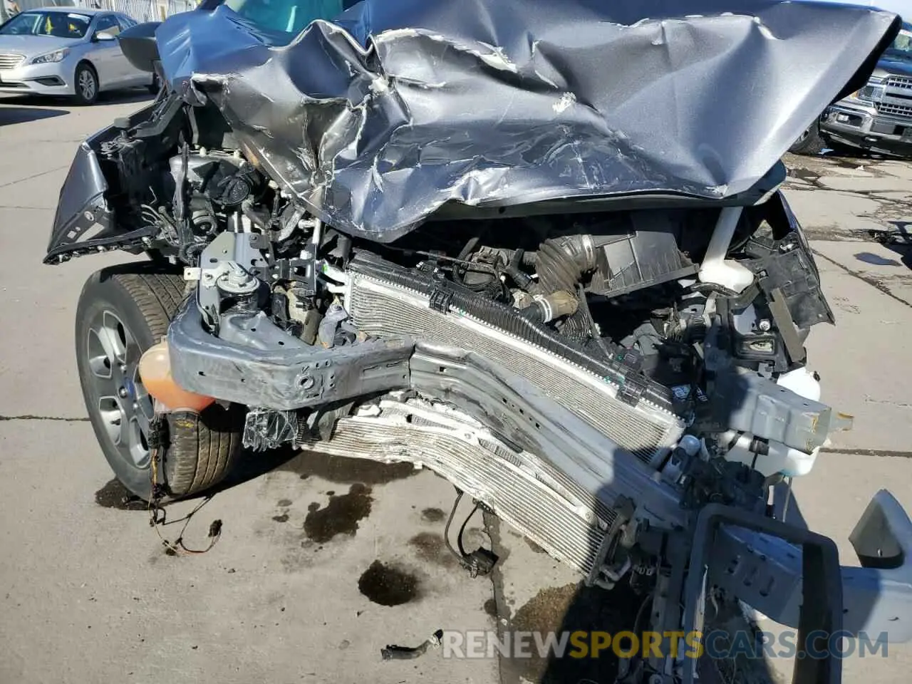 12 fotografías del automóvil dañado MAJ6S3FLXMC455214 FORD ECOSPORT 2021