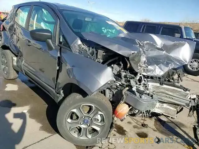 14 fotografías del automóvil dañado MAJ6S3FLXMC455214 FORD ECOSPORT 2021