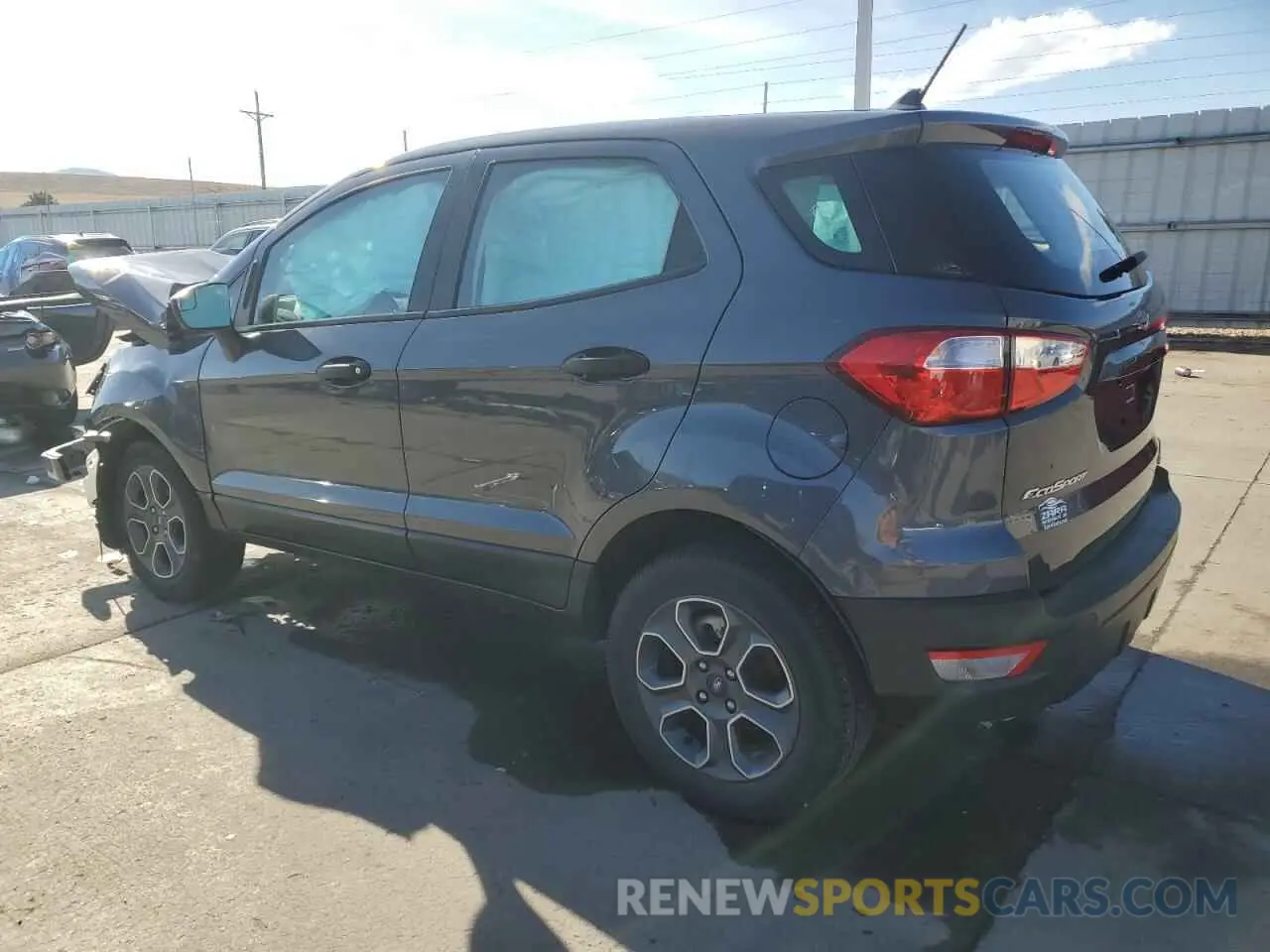 2 fotografías del automóvil dañado MAJ6S3FLXMC455214 FORD ECOSPORT 2021