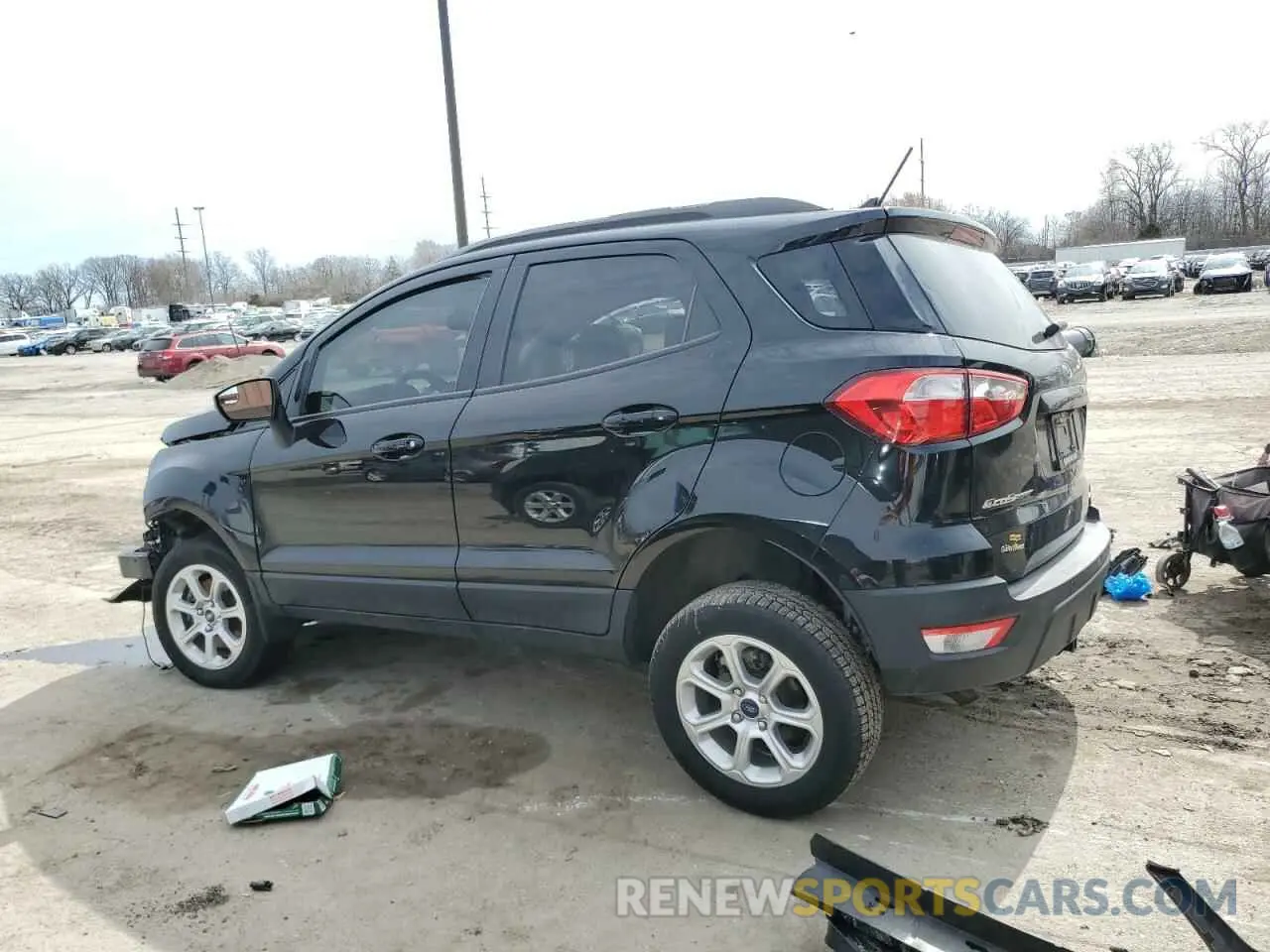 2 fotografías del automóvil dañado MAJ6S3GL0MC396317 FORD ECOSPORT 2021