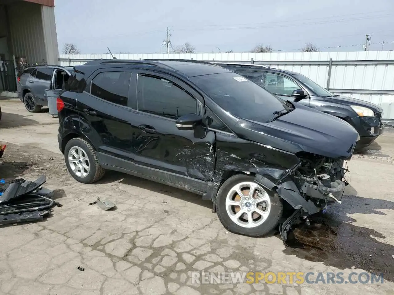 4 fotografías del automóvil dañado MAJ6S3GL0MC396317 FORD ECOSPORT 2021
