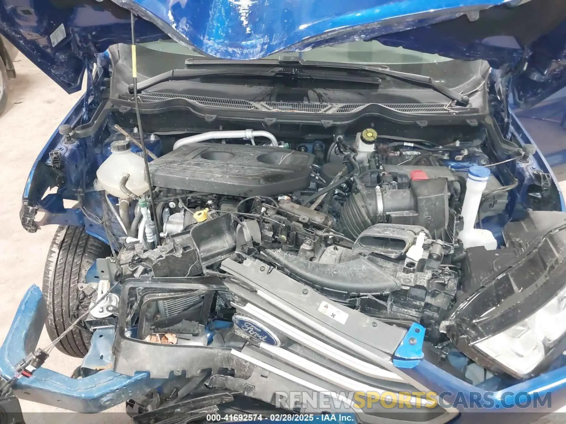 10 fotografías del automóvil dañado MAJ6S3GL0MC404061 FORD ECOSPORT 2021