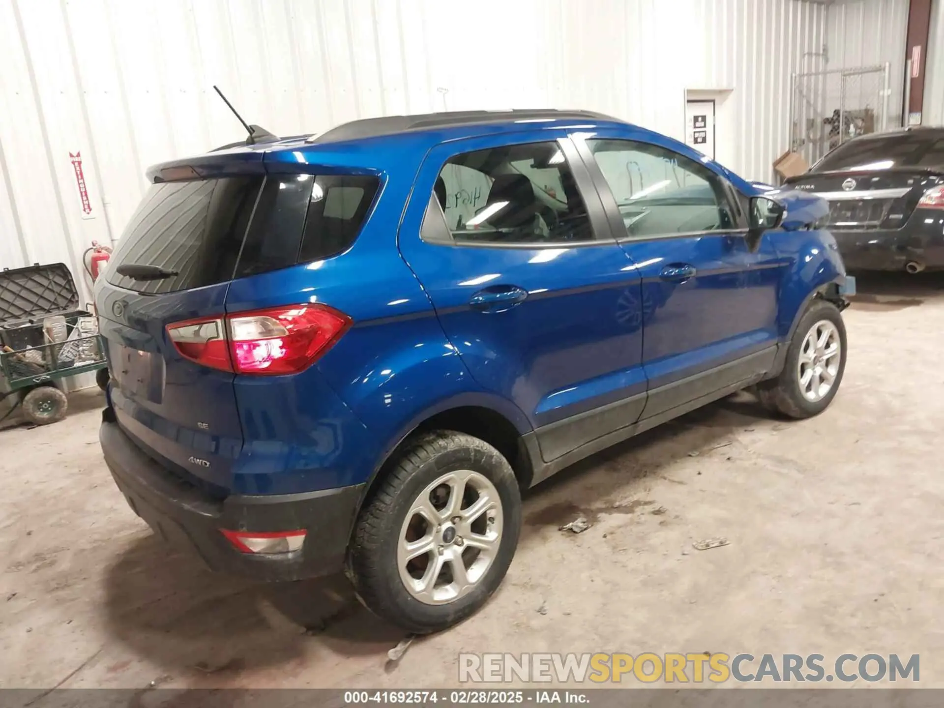 4 fotografías del automóvil dañado MAJ6S3GL0MC404061 FORD ECOSPORT 2021