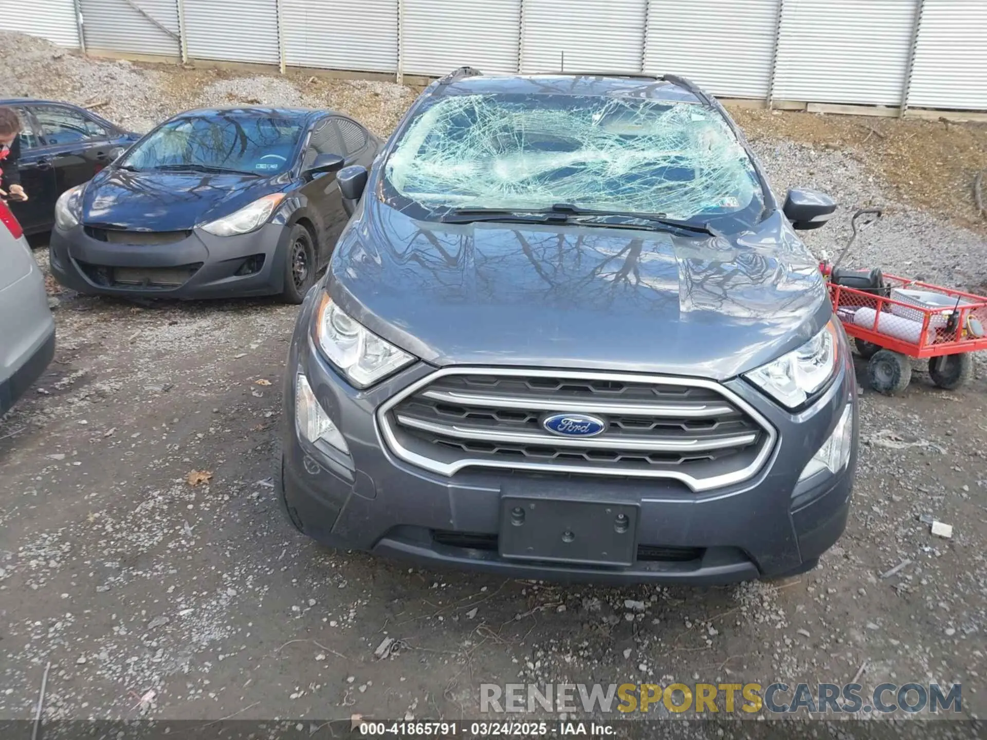 12 fotografías del automóvil dañado MAJ6S3GL0MC404528 FORD ECOSPORT 2021