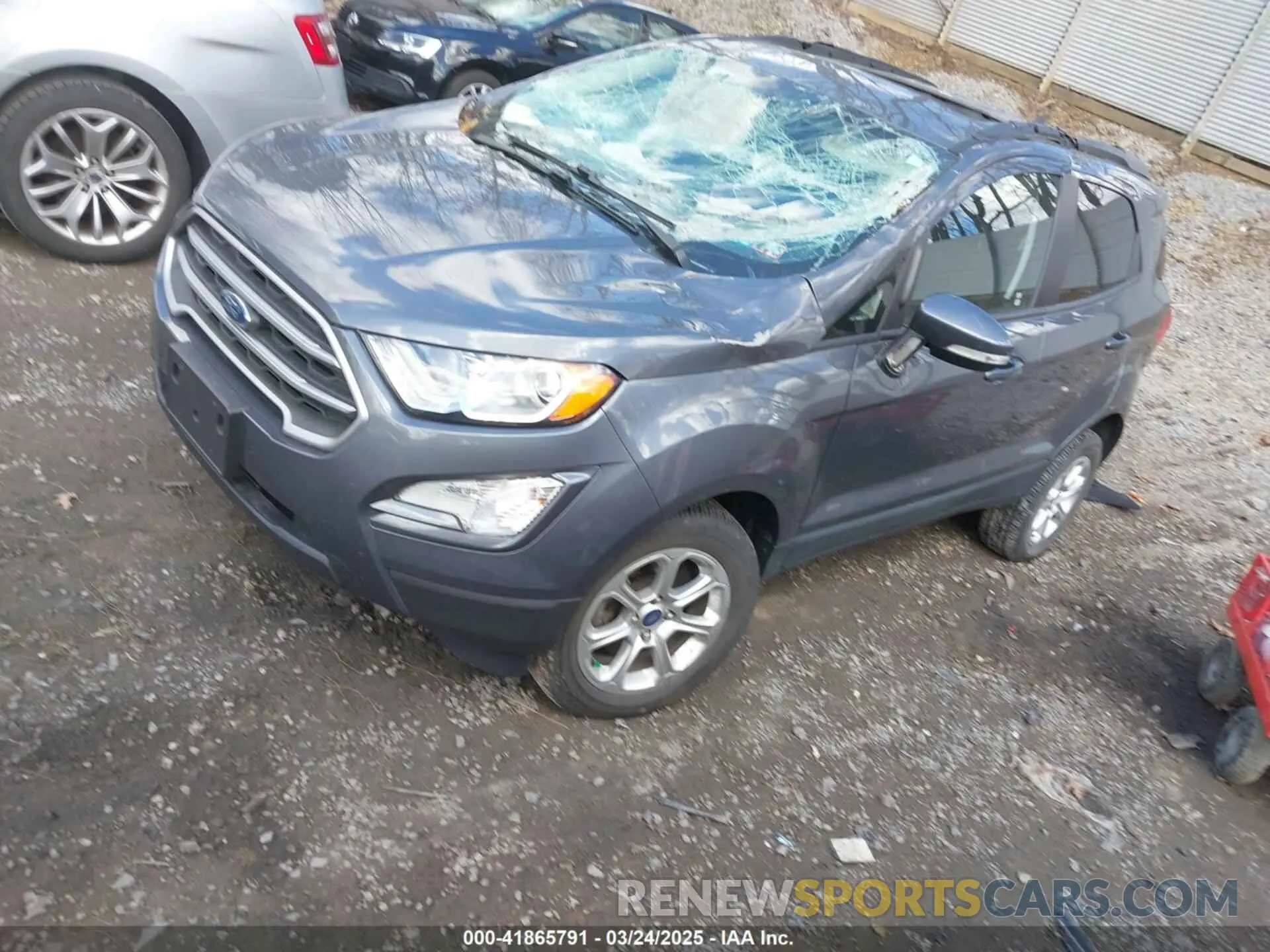 2 fotografías del automóvil dañado MAJ6S3GL0MC404528 FORD ECOSPORT 2021