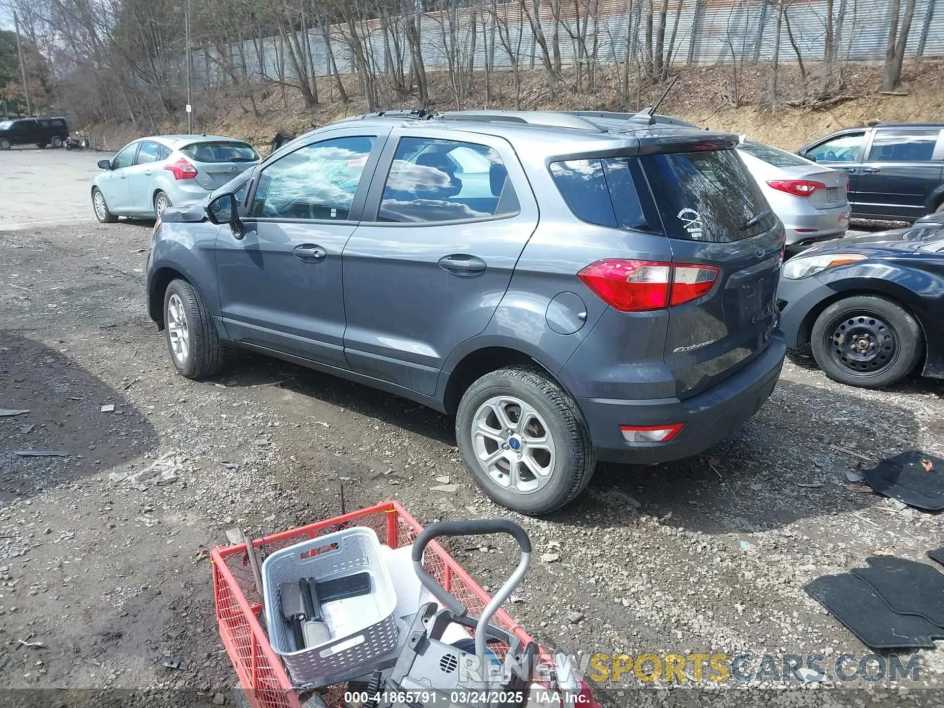 3 fotografías del automóvil dañado MAJ6S3GL0MC404528 FORD ECOSPORT 2021