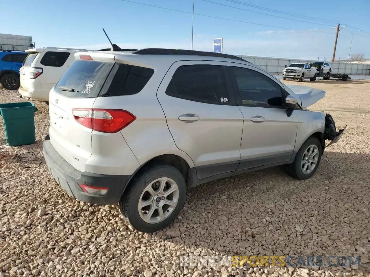 3 fotografías del automóvil dañado MAJ6S3GL0MC427825 FORD ECOSPORT 2021