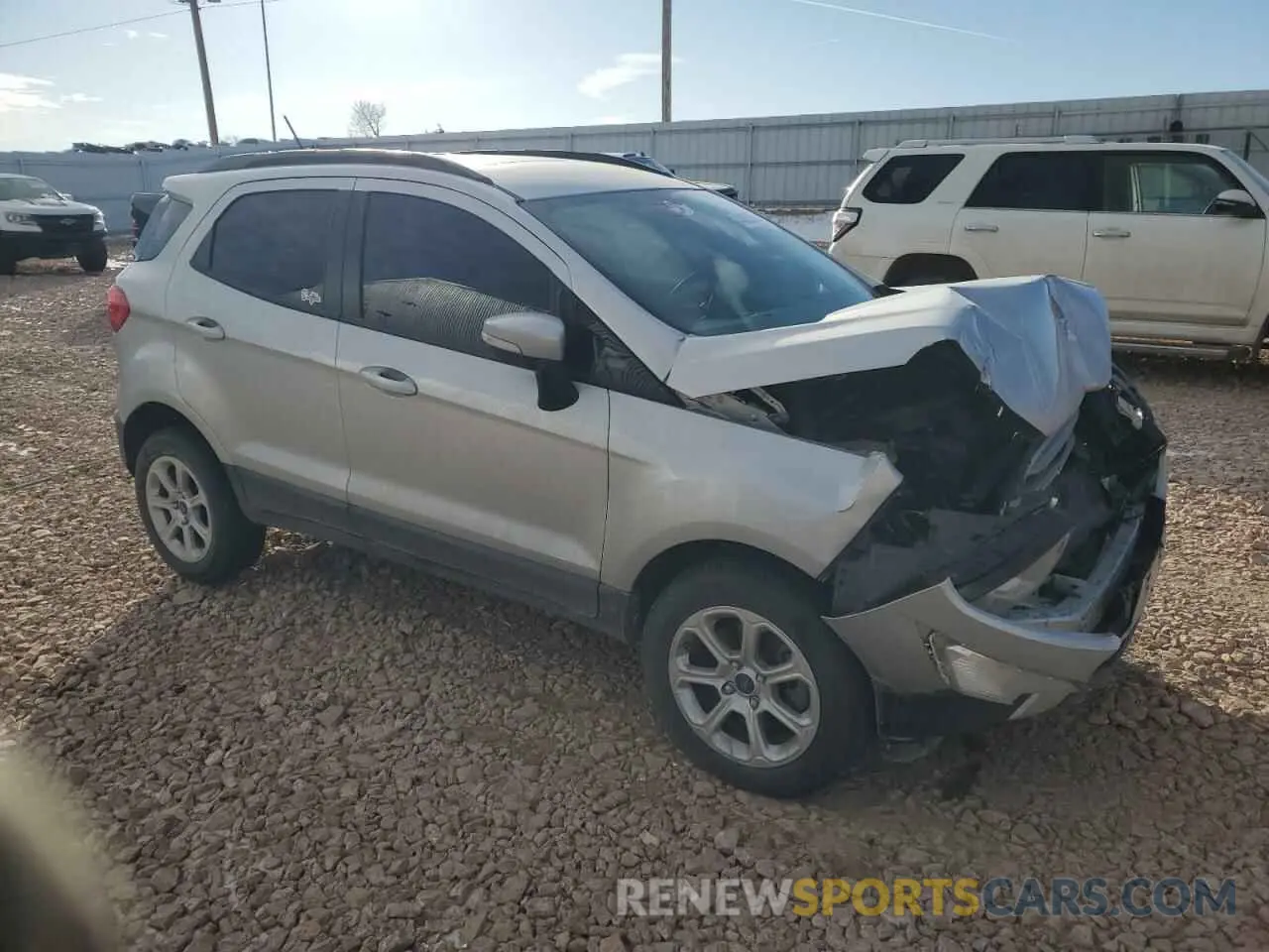 4 fotografías del automóvil dañado MAJ6S3GL0MC427825 FORD ECOSPORT 2021