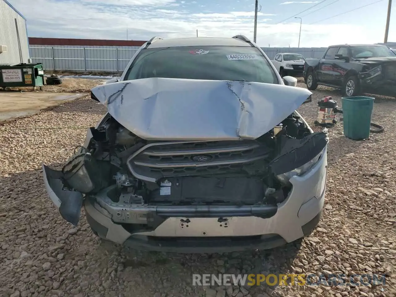 5 fotografías del automóvil dañado MAJ6S3GL0MC427825 FORD ECOSPORT 2021