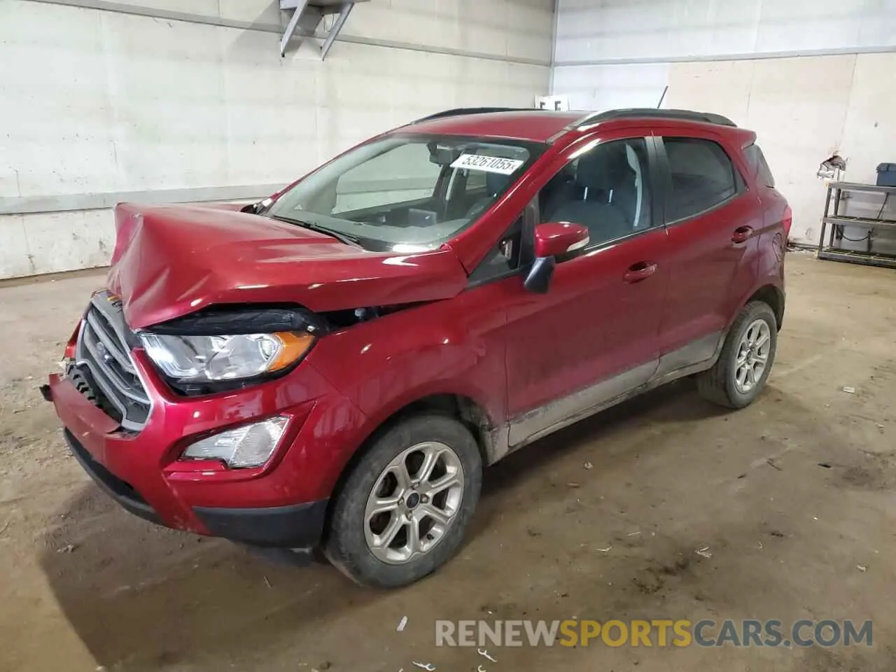 1 fotografías del automóvil dañado MAJ6S3GL0MC440932 FORD ECOSPORT 2021