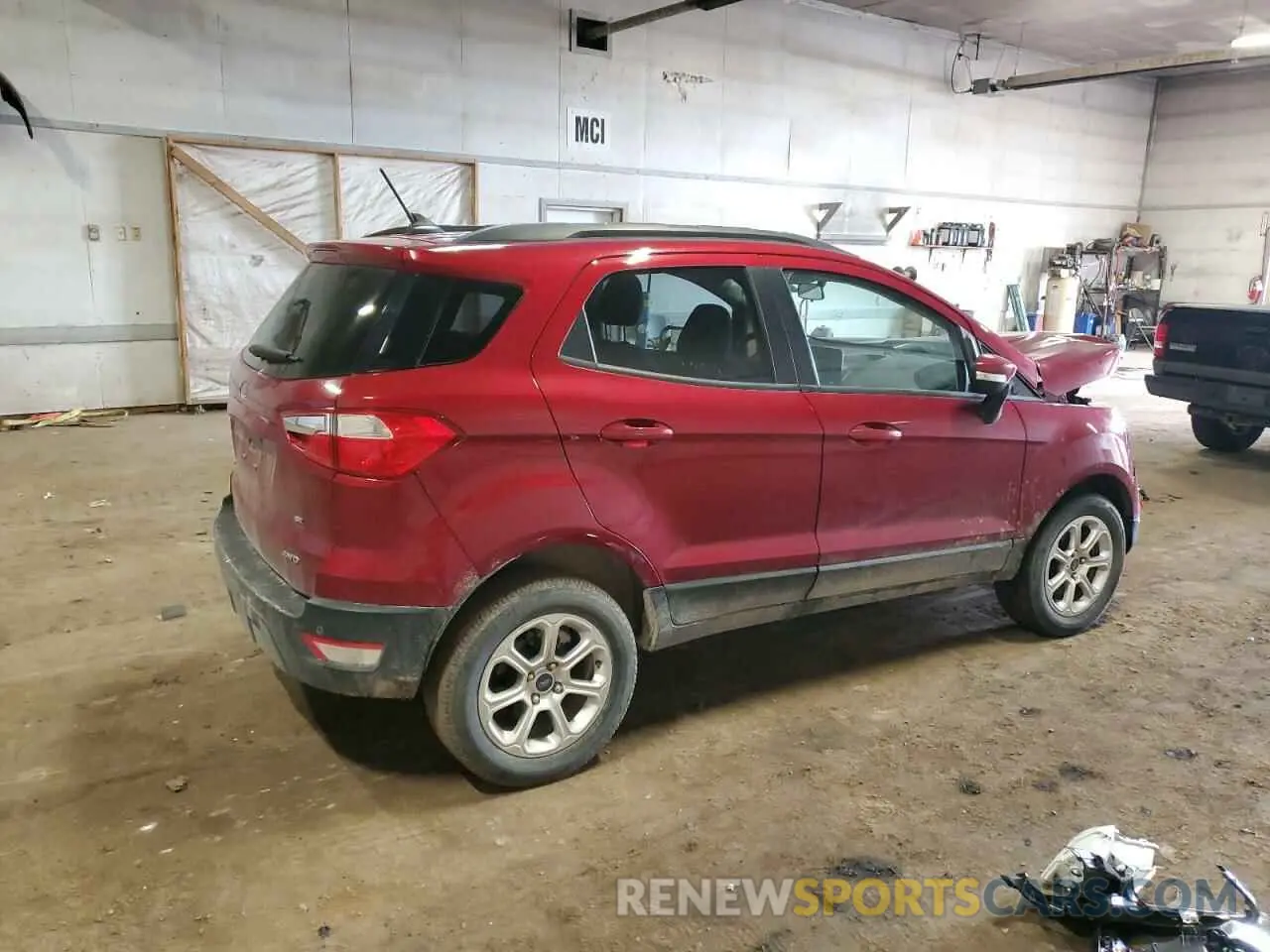 3 fotografías del automóvil dañado MAJ6S3GL0MC440932 FORD ECOSPORT 2021