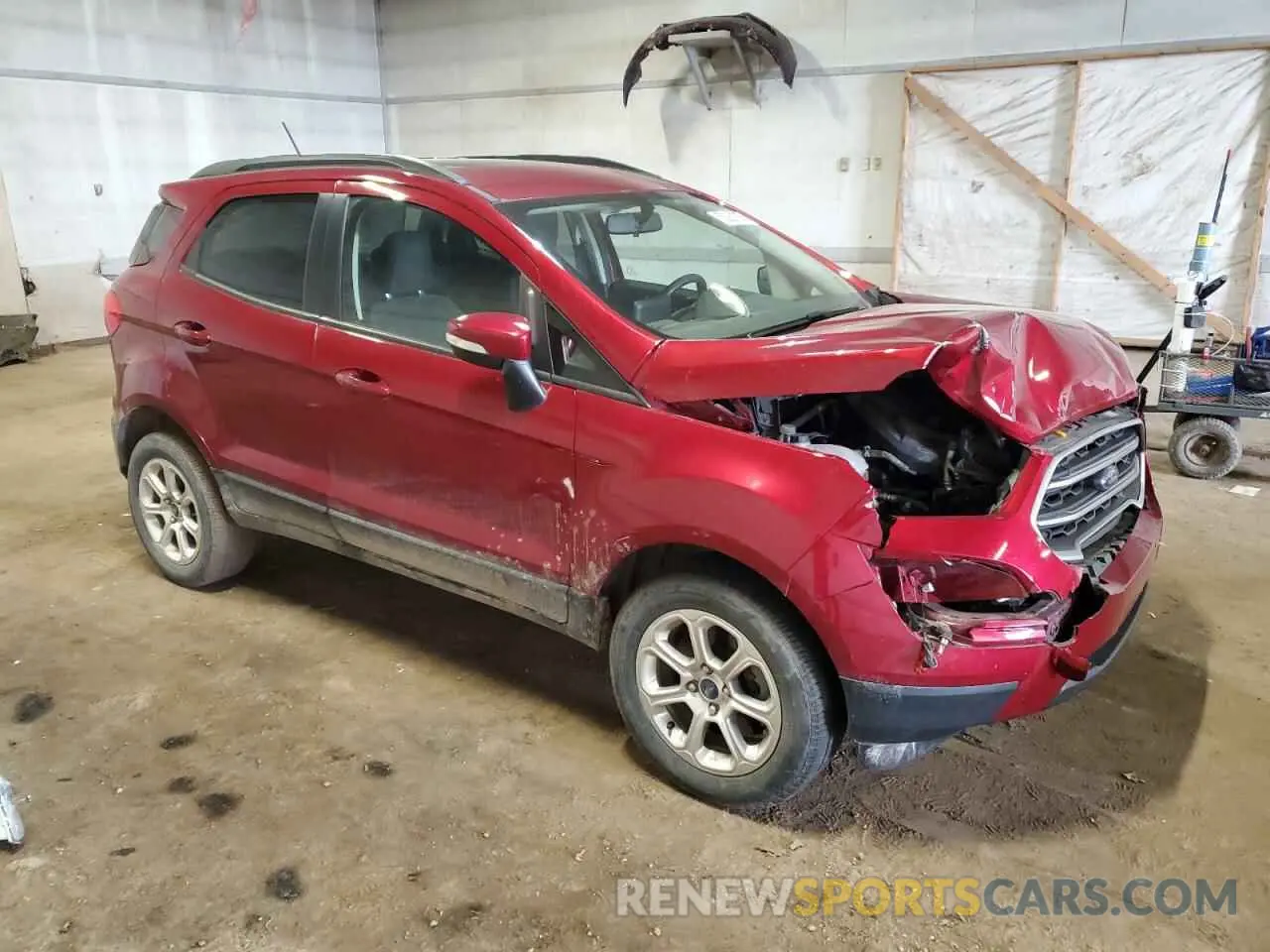 4 fotografías del automóvil dañado MAJ6S3GL0MC440932 FORD ECOSPORT 2021