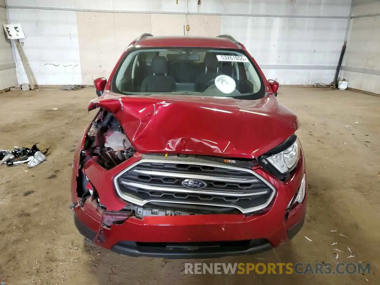 5 fotografías del automóvil dañado MAJ6S3GL0MC440932 FORD ECOSPORT 2021