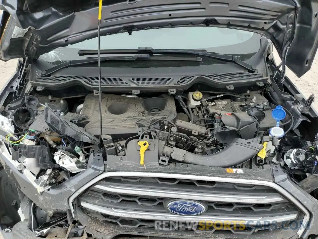 12 fotografías del automóvil dañado MAJ6S3GL1MC400164 FORD ECOSPORT 2021