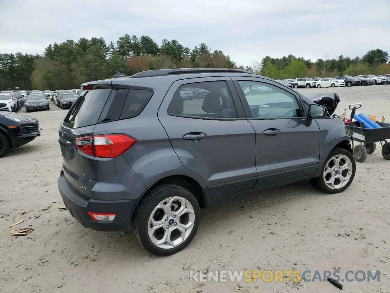 3 fotografías del automóvil dañado MAJ6S3GL1MC400164 FORD ECOSPORT 2021