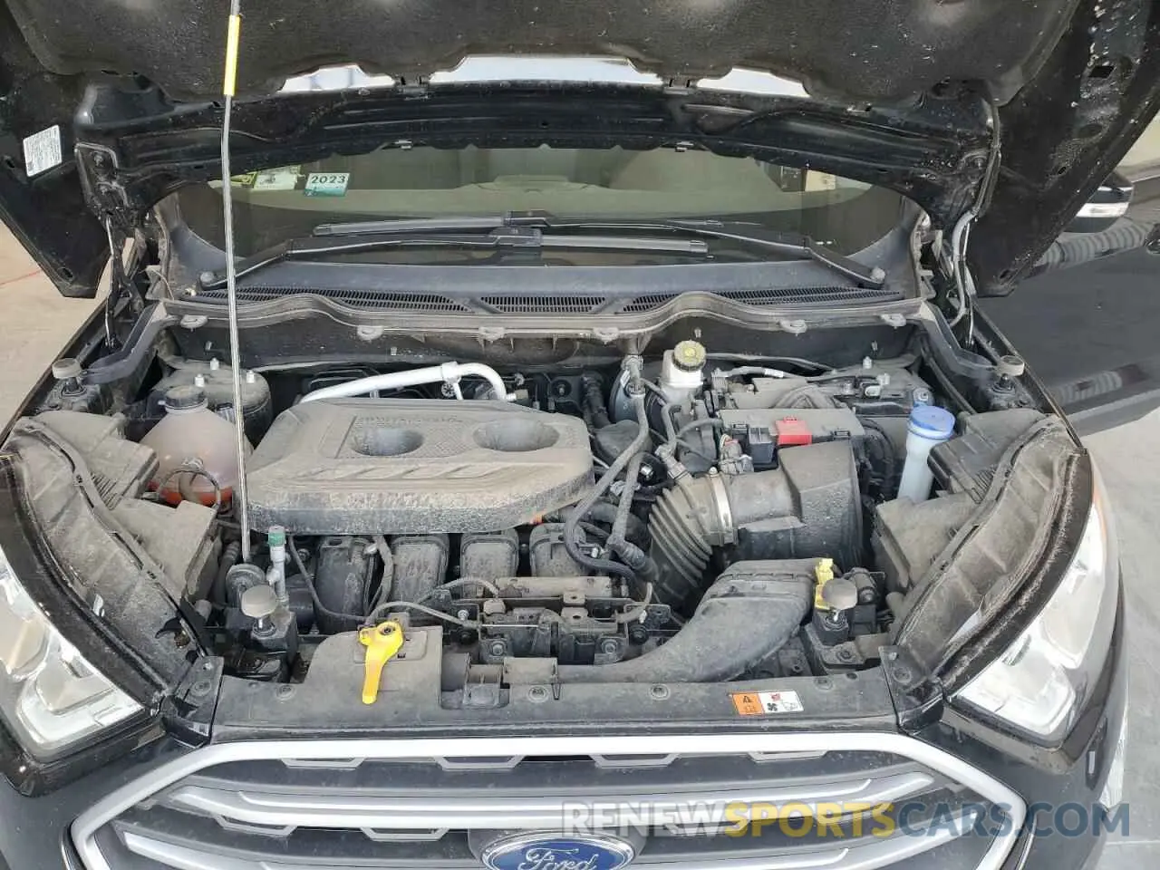 12 fotografías del automóvil dañado MAJ6S3GL3MC398336 FORD ECOSPORT 2021