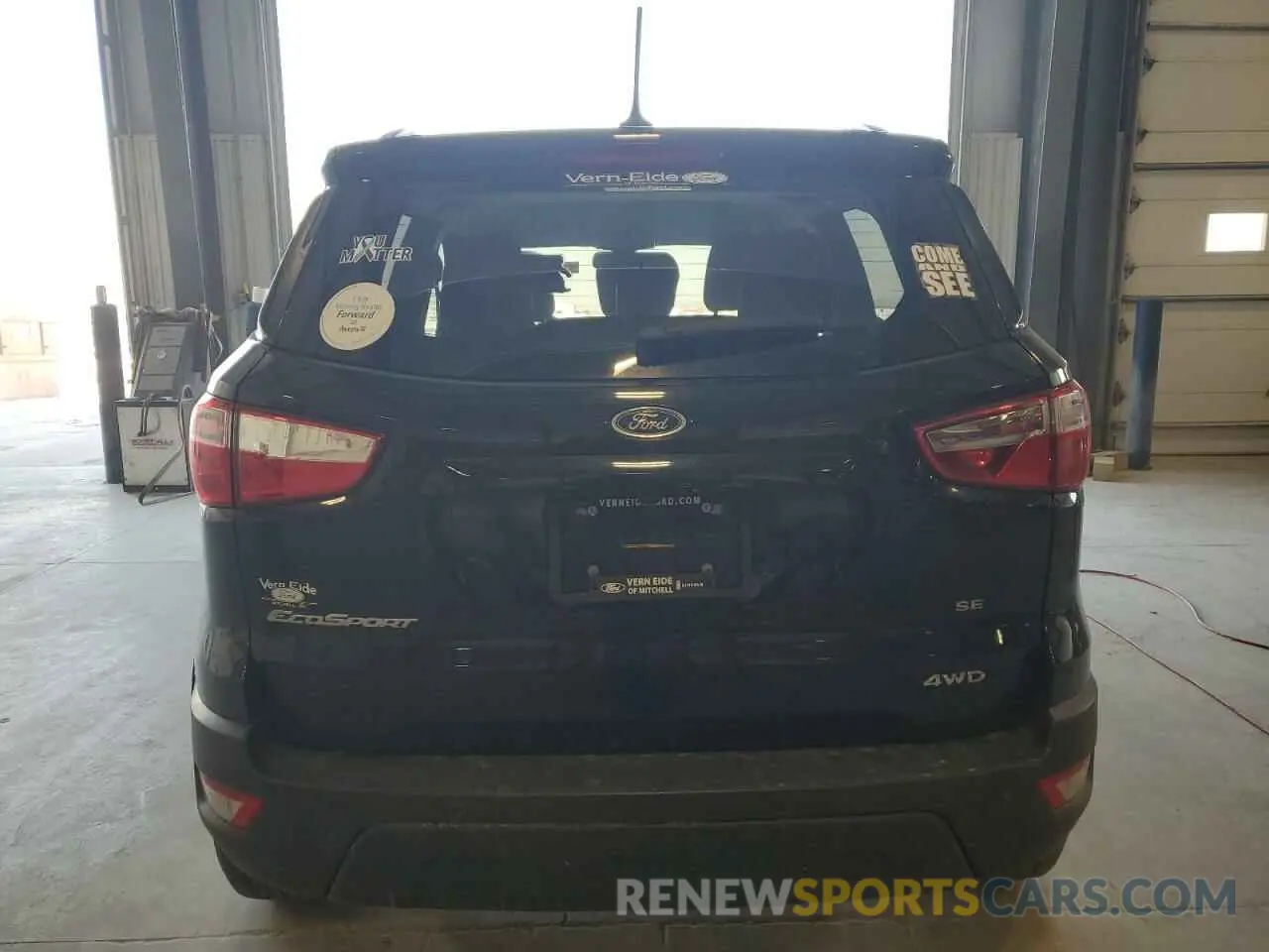 6 fotografías del automóvil dañado MAJ6S3GL3MC398336 FORD ECOSPORT 2021