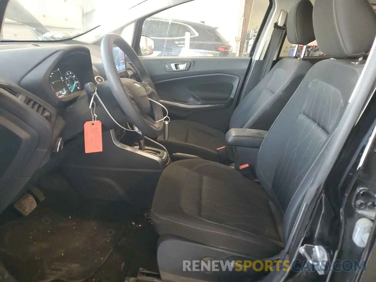 7 fotografías del automóvil dañado MAJ6S3GL3MC398336 FORD ECOSPORT 2021