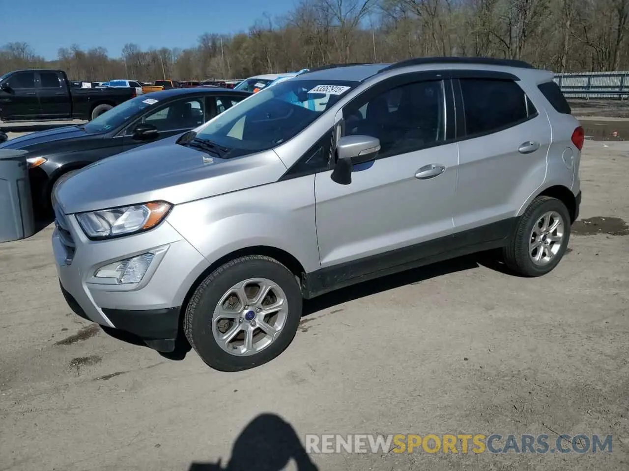 1 fotografías del automóvil dañado MAJ6S3GL3MC431450 FORD ECOSPORT 2021