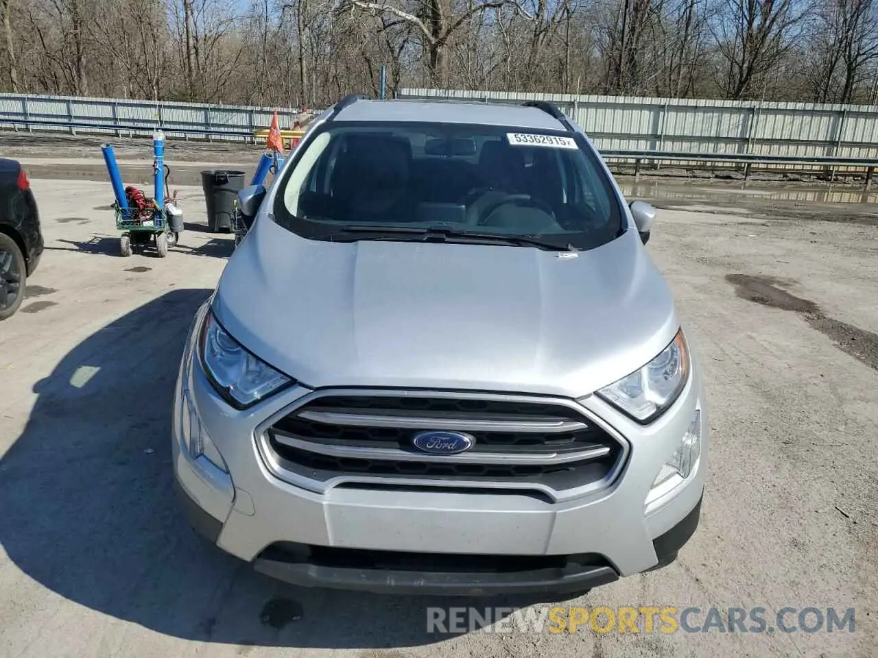 5 fotografías del automóvil dañado MAJ6S3GL3MC431450 FORD ECOSPORT 2021