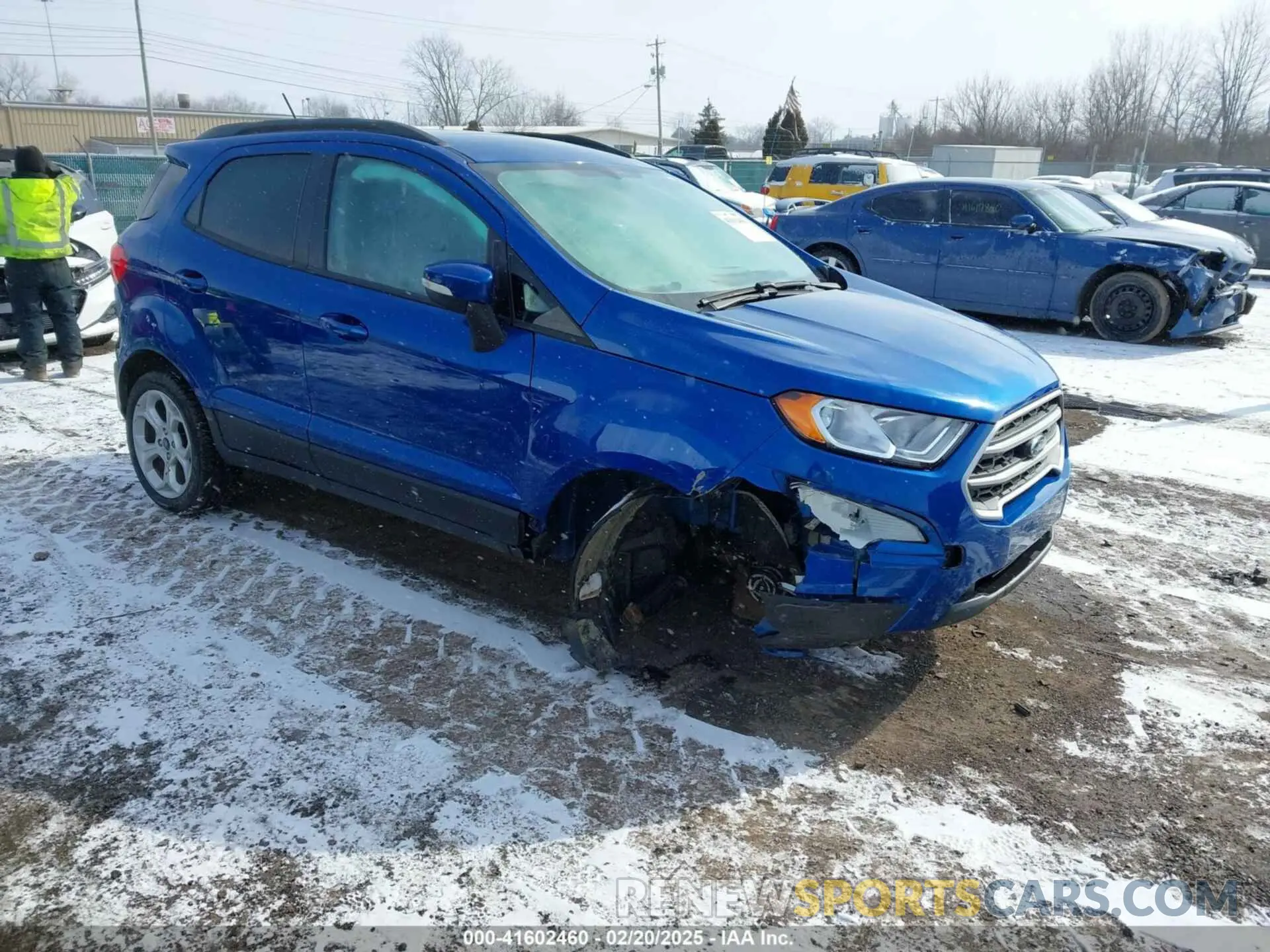 1 fotografías del automóvil dañado MAJ6S3GL3MC451147 FORD ECOSPORT 2021