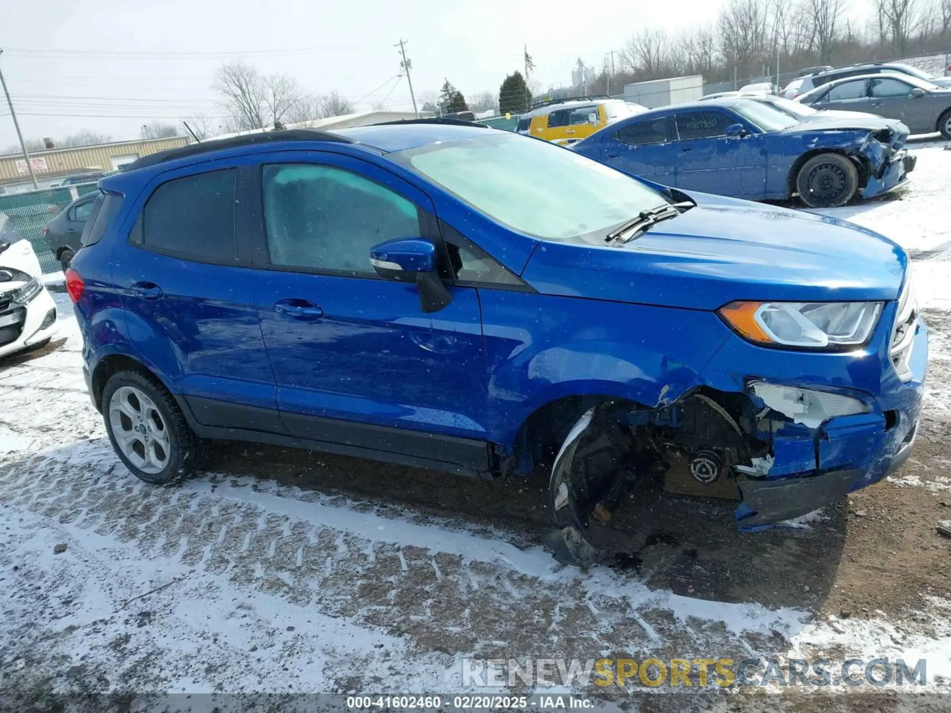 14 fotografías del automóvil dañado MAJ6S3GL3MC451147 FORD ECOSPORT 2021