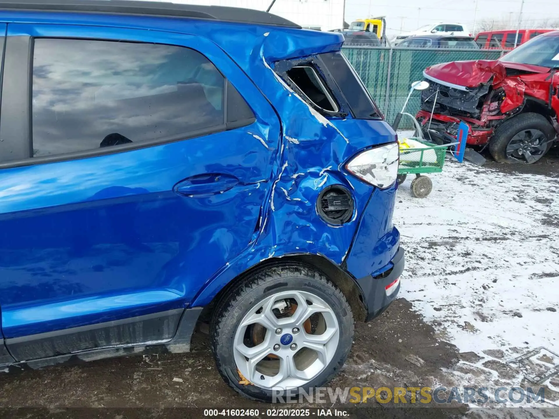 6 fotografías del automóvil dañado MAJ6S3GL3MC451147 FORD ECOSPORT 2021