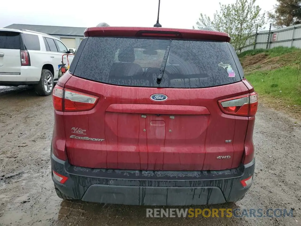 6 fotografías del automóvil dañado MAJ6S3GL4MC397650 FORD ECOSPORT 2021
