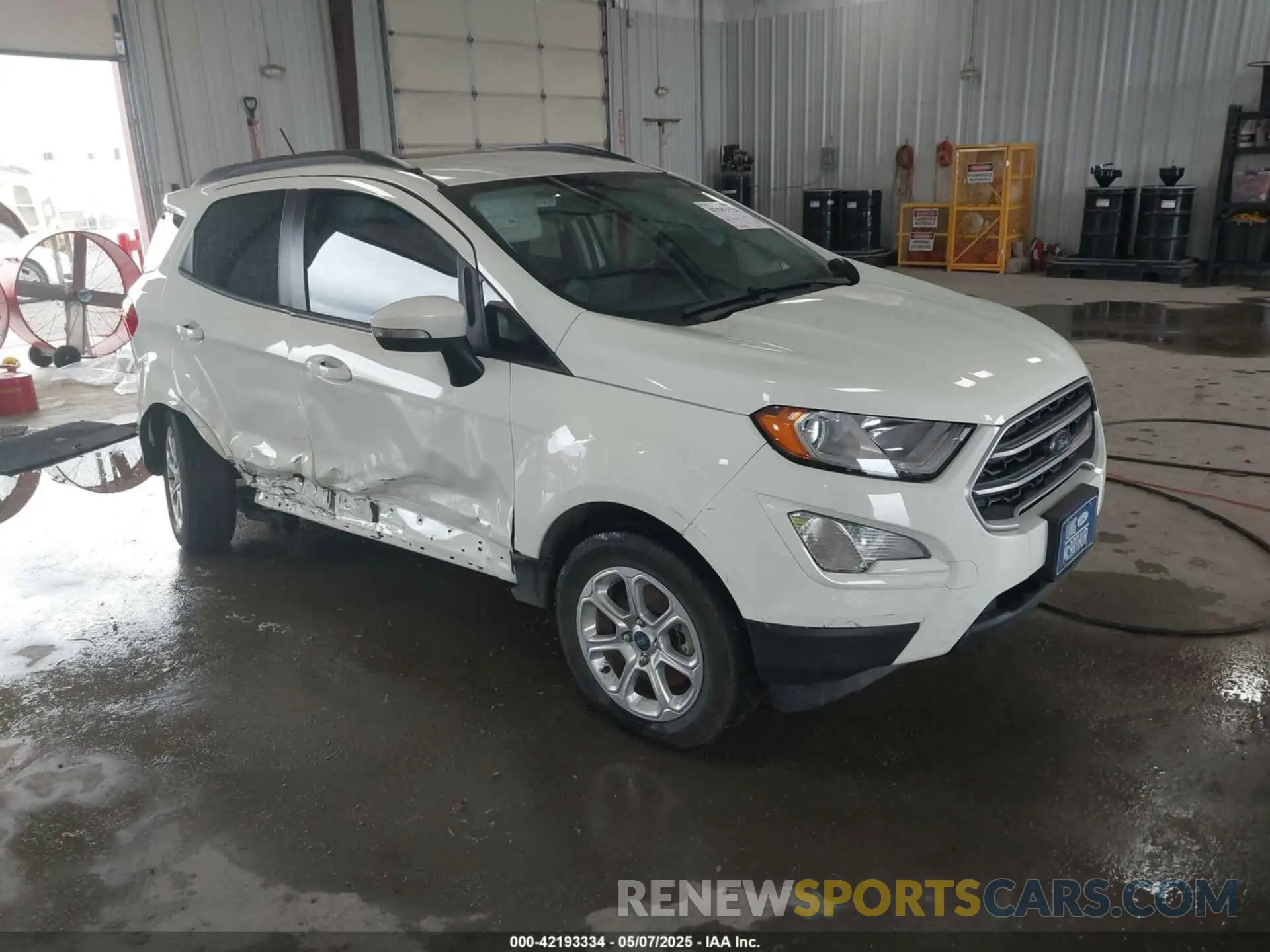 1 fotografías del automóvil dañado MAJ6S3GL4MC410607 FORD ECOSPORT 2021