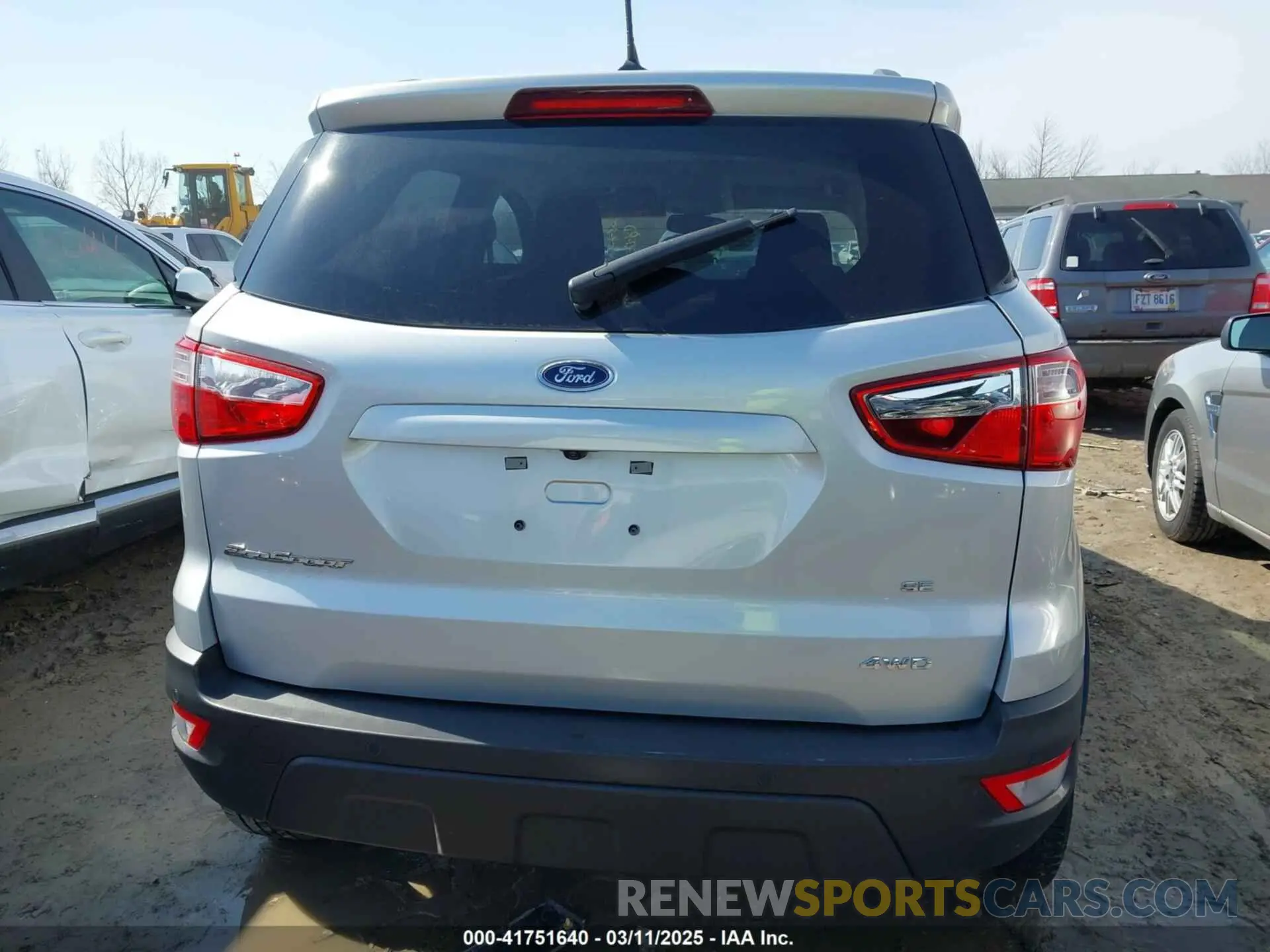 16 fotografías del automóvil dañado MAJ6S3GL5MC396653 FORD ECOSPORT 2021