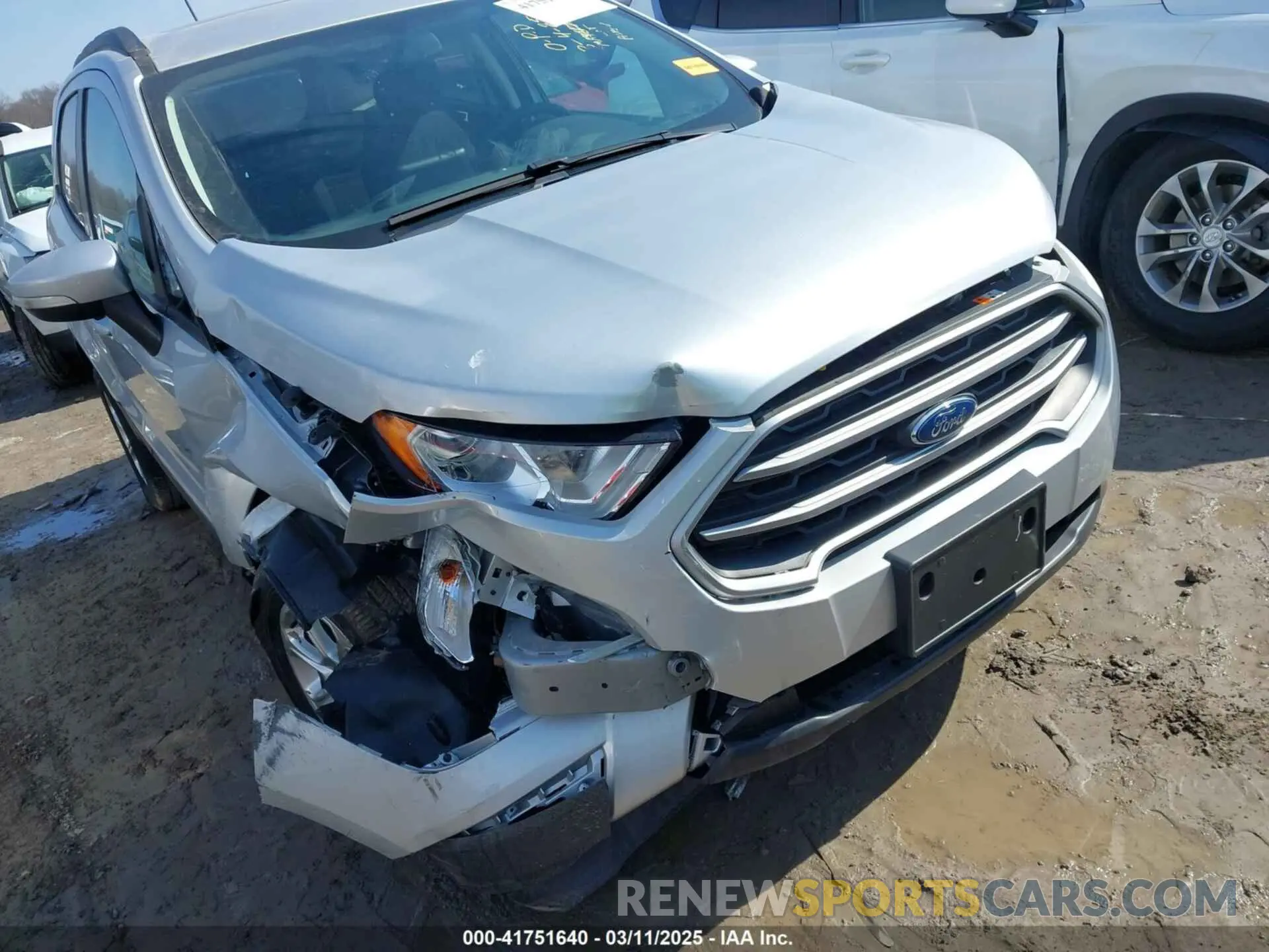 6 fotografías del automóvil dañado MAJ6S3GL5MC396653 FORD ECOSPORT 2021