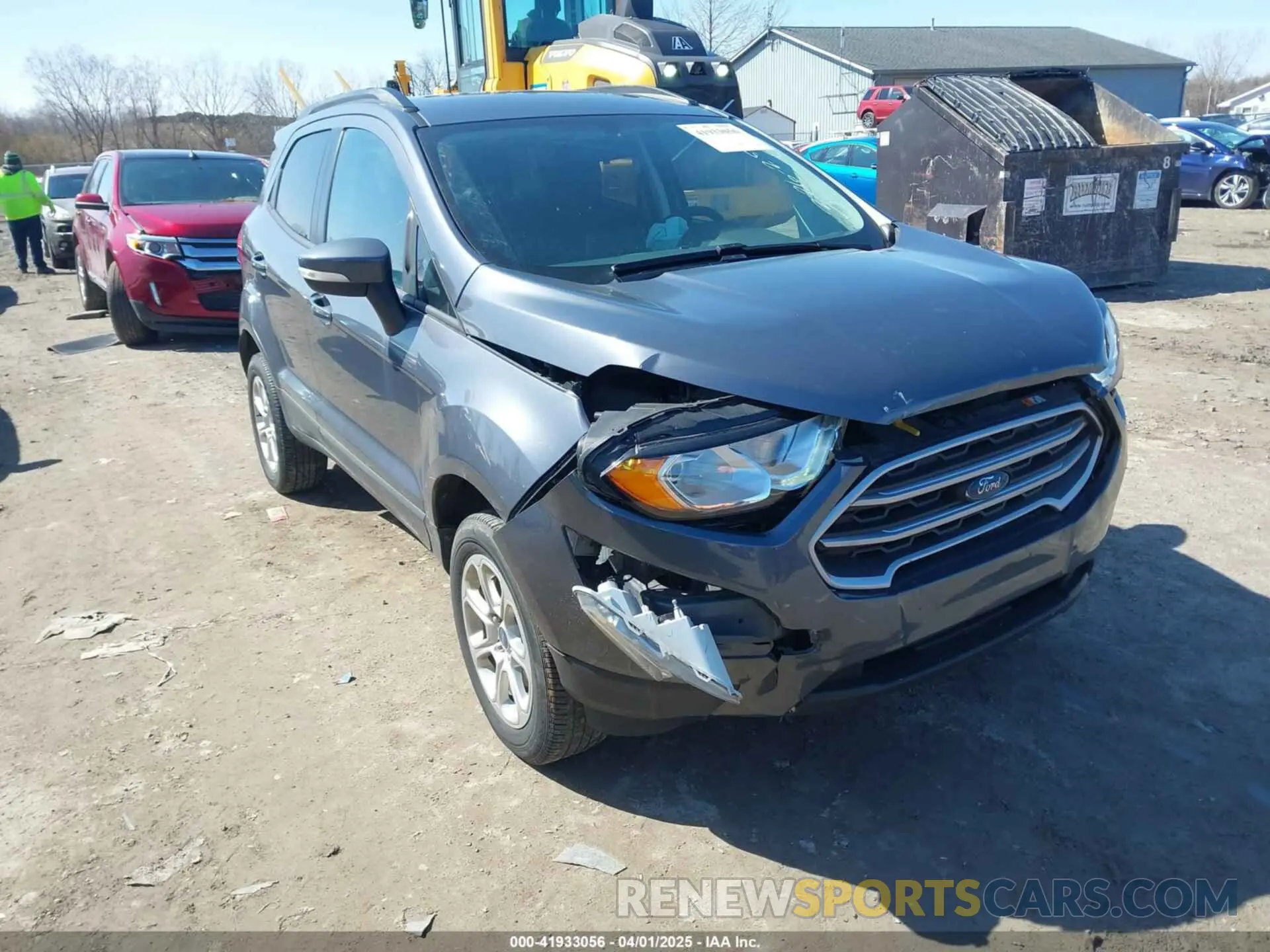 1 fotografías del automóvil dañado MAJ6S3GL5MC402936 FORD ECOSPORT 2021